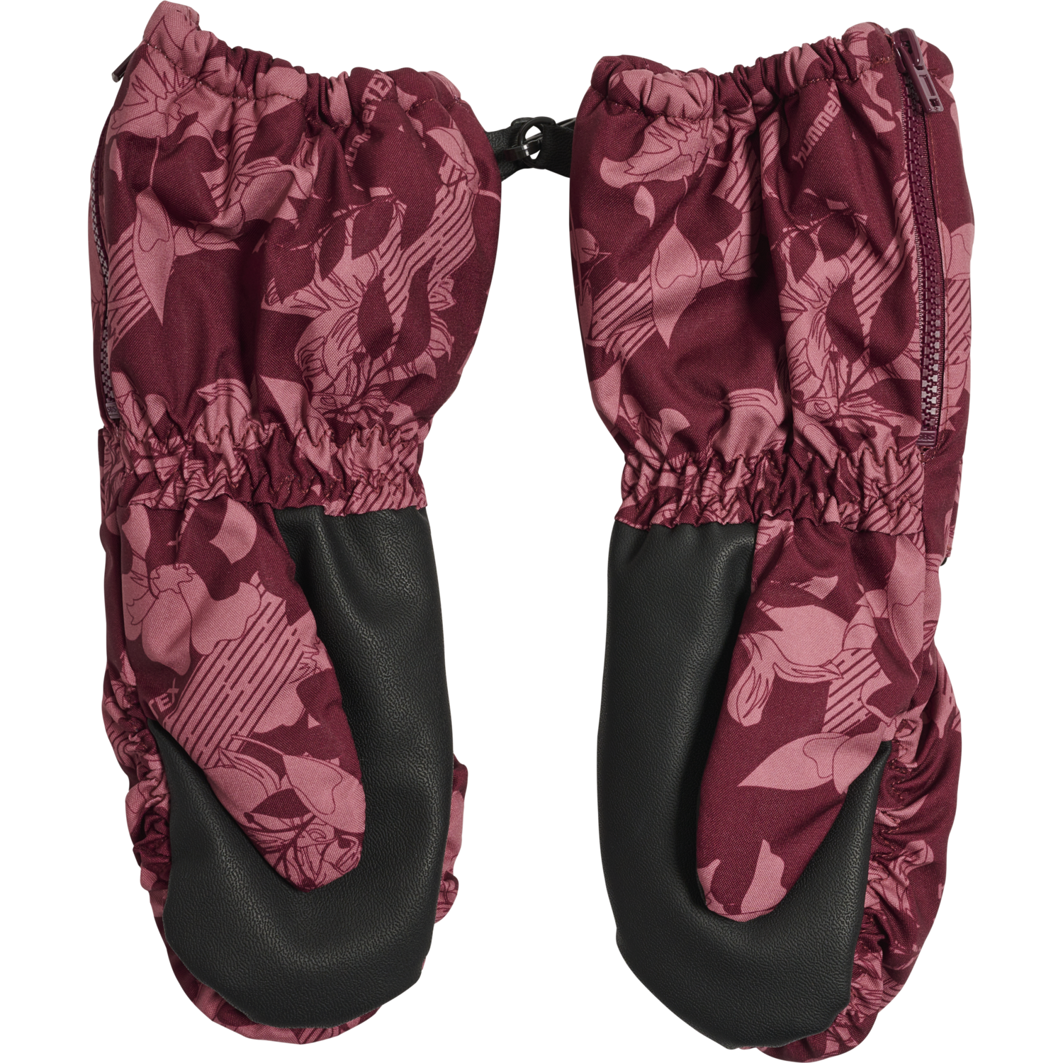 hmlSEAL MITTENS, WINDSOR WINE, packshot