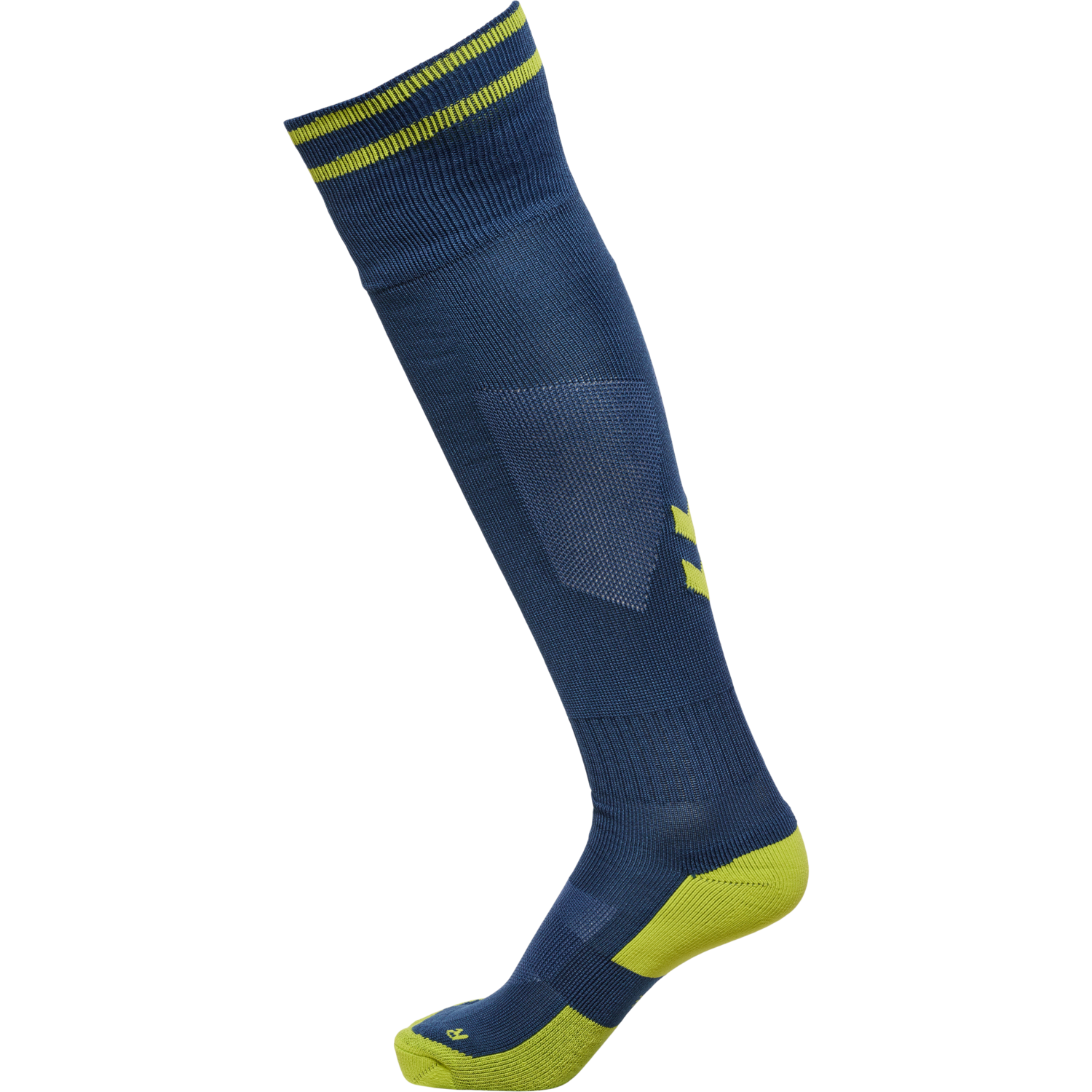ELEMENT FOOTBALL SOCK , DARK DENIM/LIME PUNCH, packshot