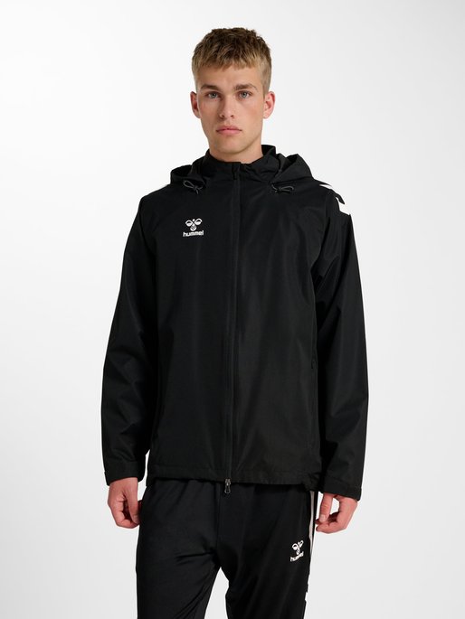 hmlLEAD 2.0 ALL-WEATHER JACKET, BLACK, model