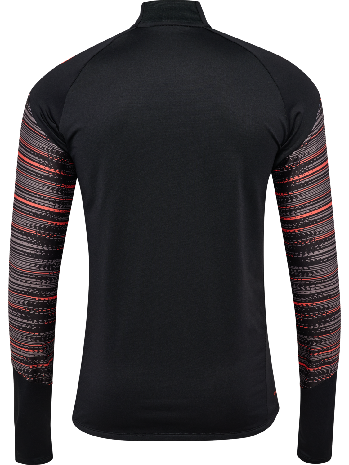hmlBLAZE PRO TRAINING HALF ZIP, BLACK/ORANGE, packshot