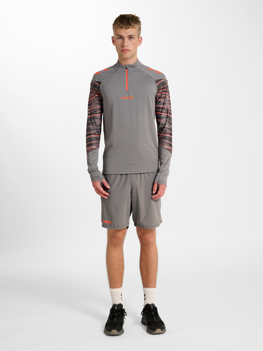 hmlBLAZE PRO TRAINING HALF ZIP, STEEL GRAY, model