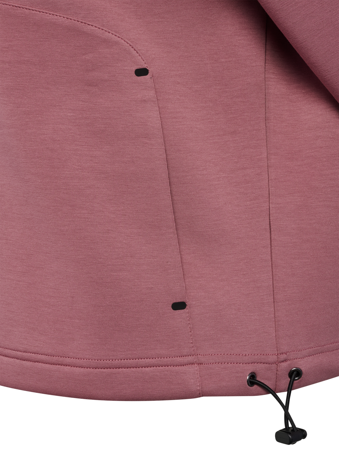 hmlTECH FLEECE WOMEN BOXY HALF ZIP, WISTFUL MAUVE, packshot