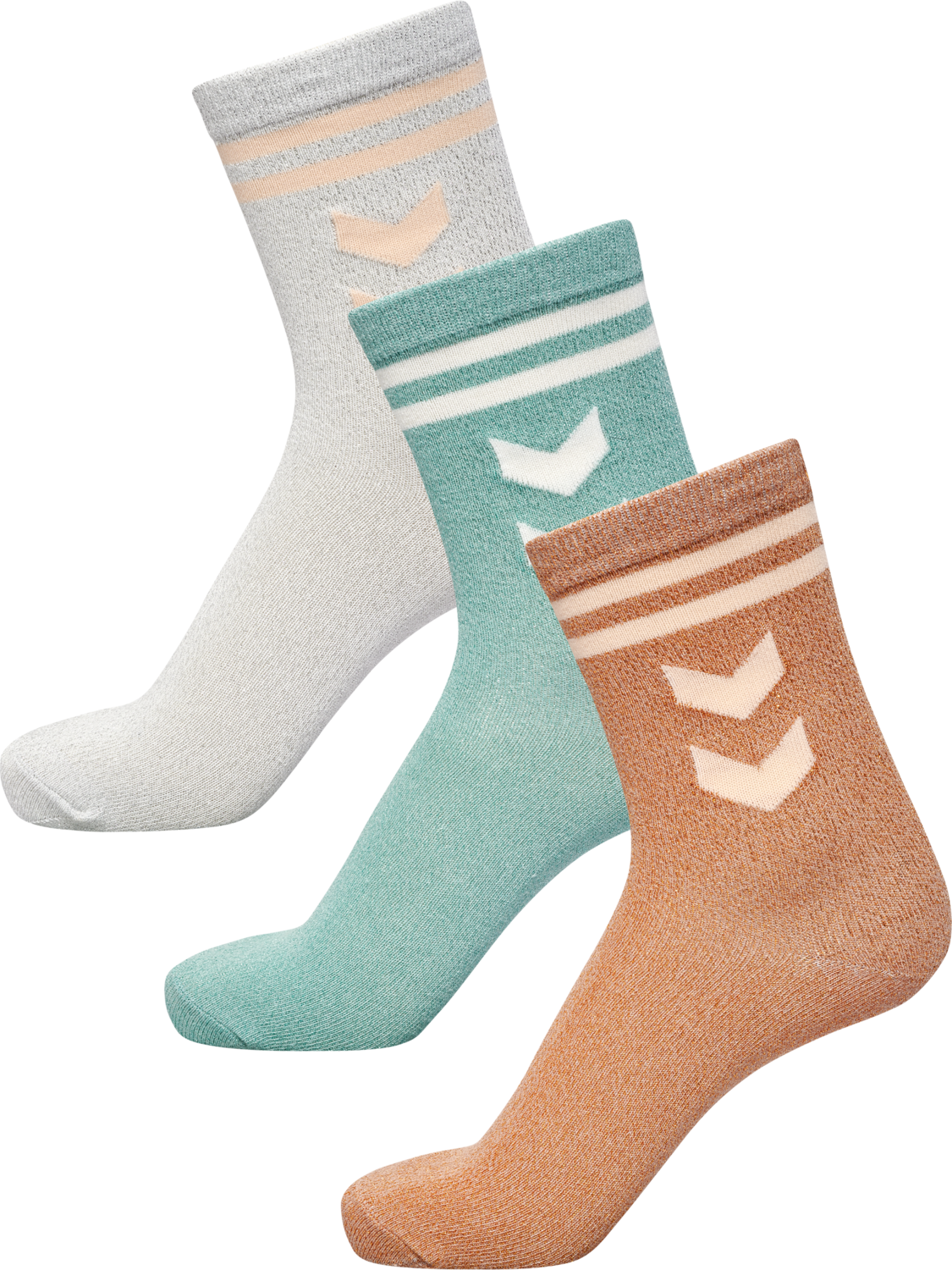 hmlALFIE SOCK 3-PACK, CORK, packshot