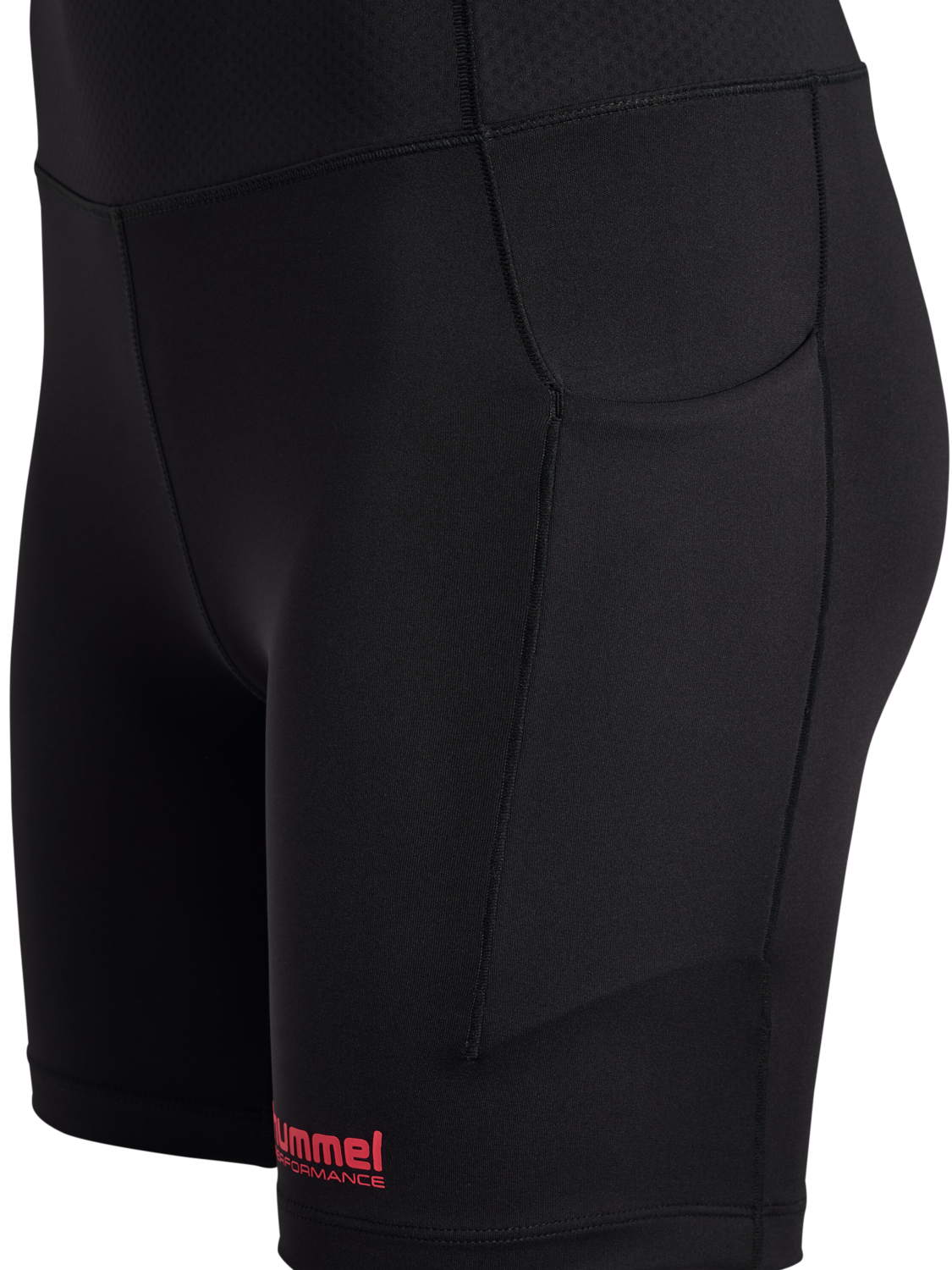 hmlHIIT INTENSITY HW SHORT TIGHTS, BLACK, packshot