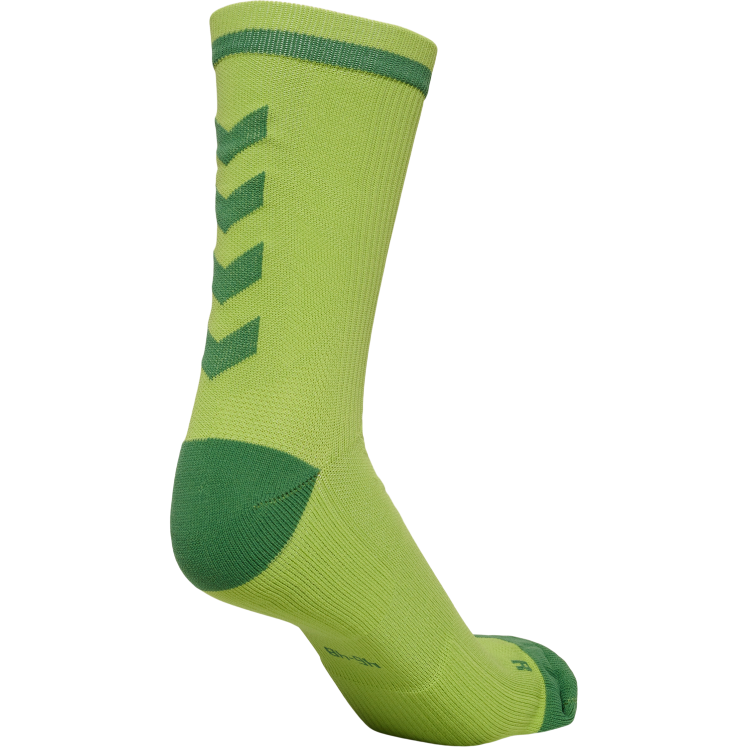 ELITE INDOOR SOCK LOW PA, DARK CITRON/MYRTLE, packshot