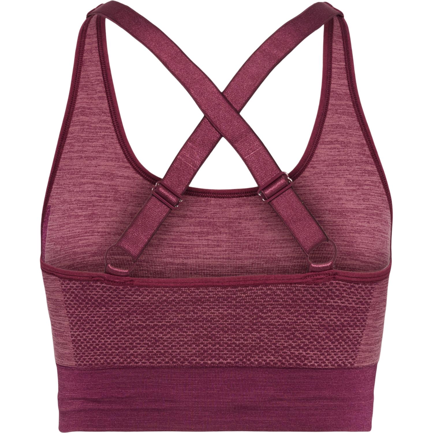 hmlCLEA SEAMLESS  SPORTS TOP, GRAPE WINE/CRUSHED BERRY MEL, packshot