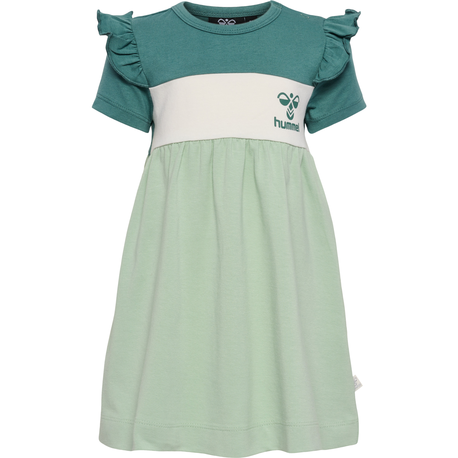 hmlTALYA DRESS S/S, SILT GREEN, packshot