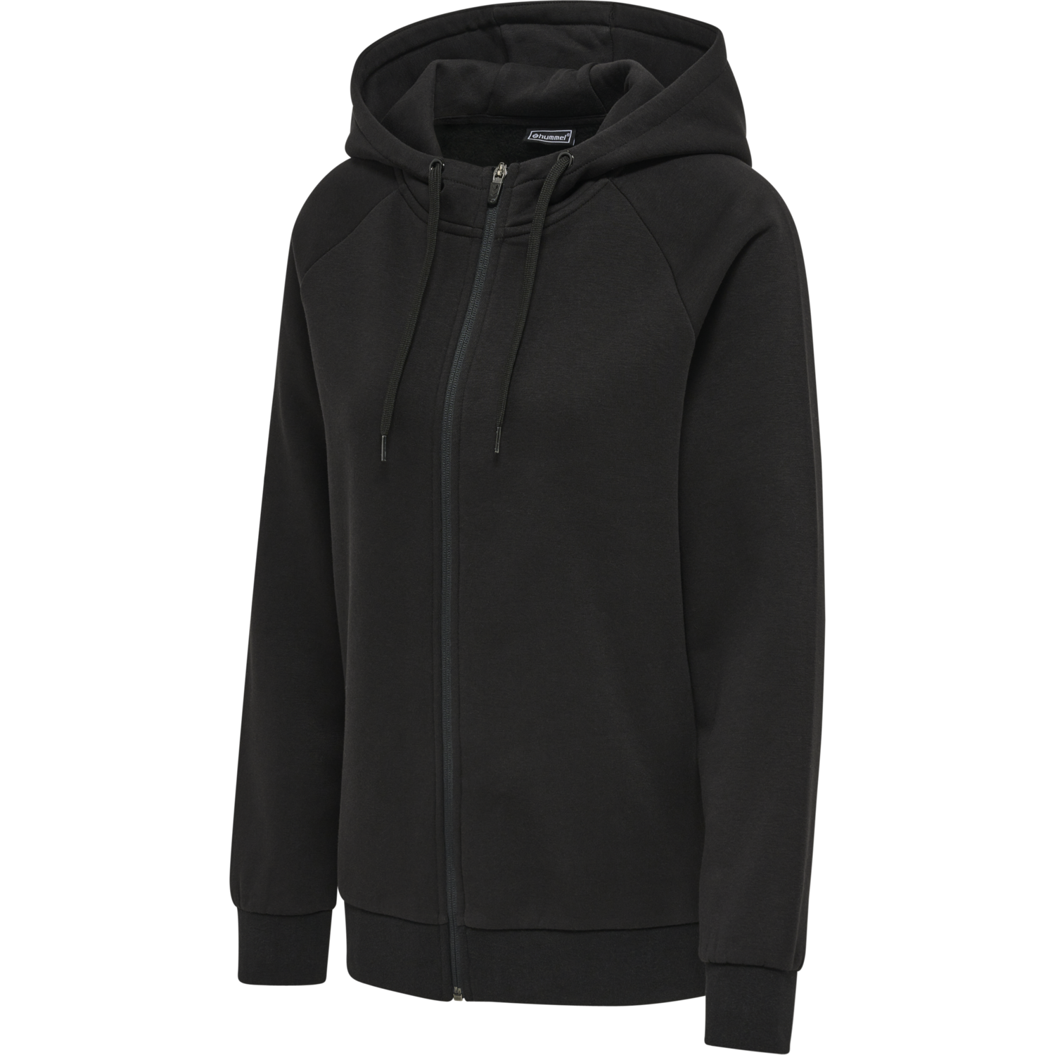 hmlRED CLASSIC ZIP HOODIE WOMAN, BLACK, packshot