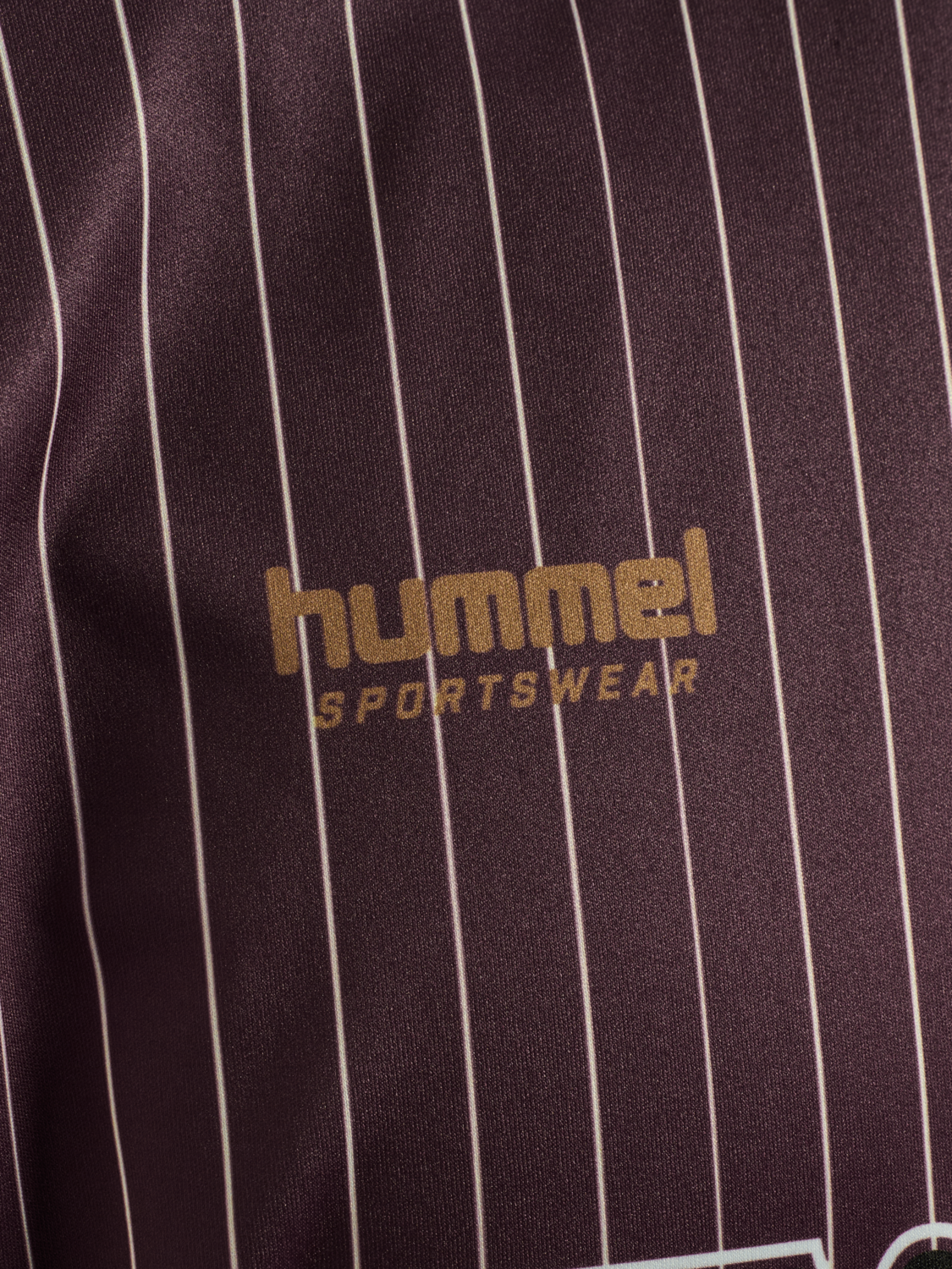 hmlLOOSE JERSEY SS STRIPE TOPSCORER, VINEYARD WINE, packshot