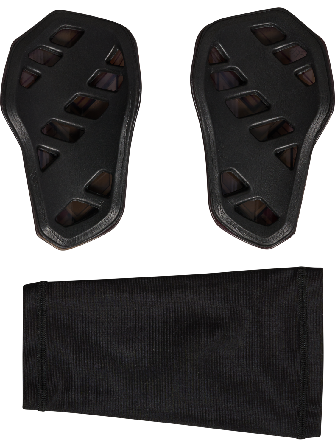 hmlSHIN GUARDS HYPER FIT, POPPY RED/TRANSPARENT, packshot