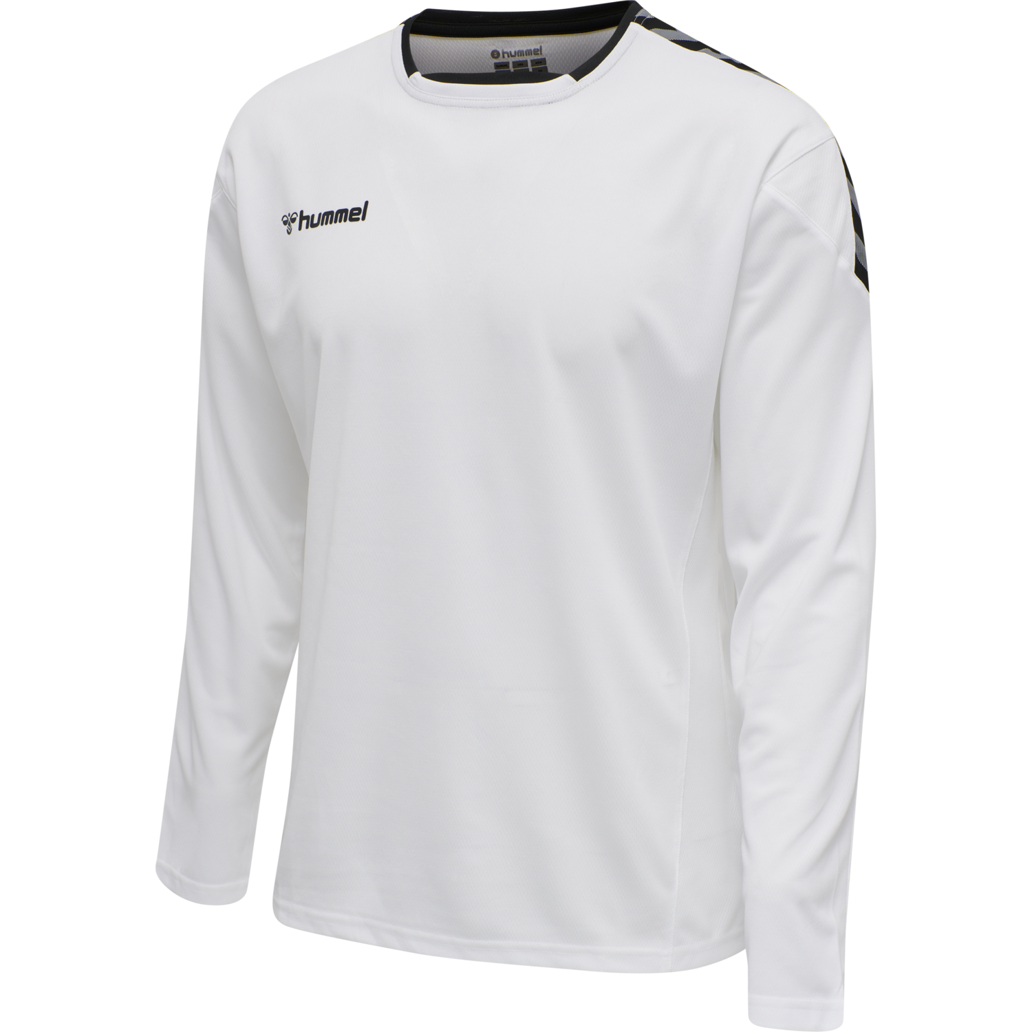 hmlAUTHENTIC POLY JERSEY L/S, WHITE, packshot
