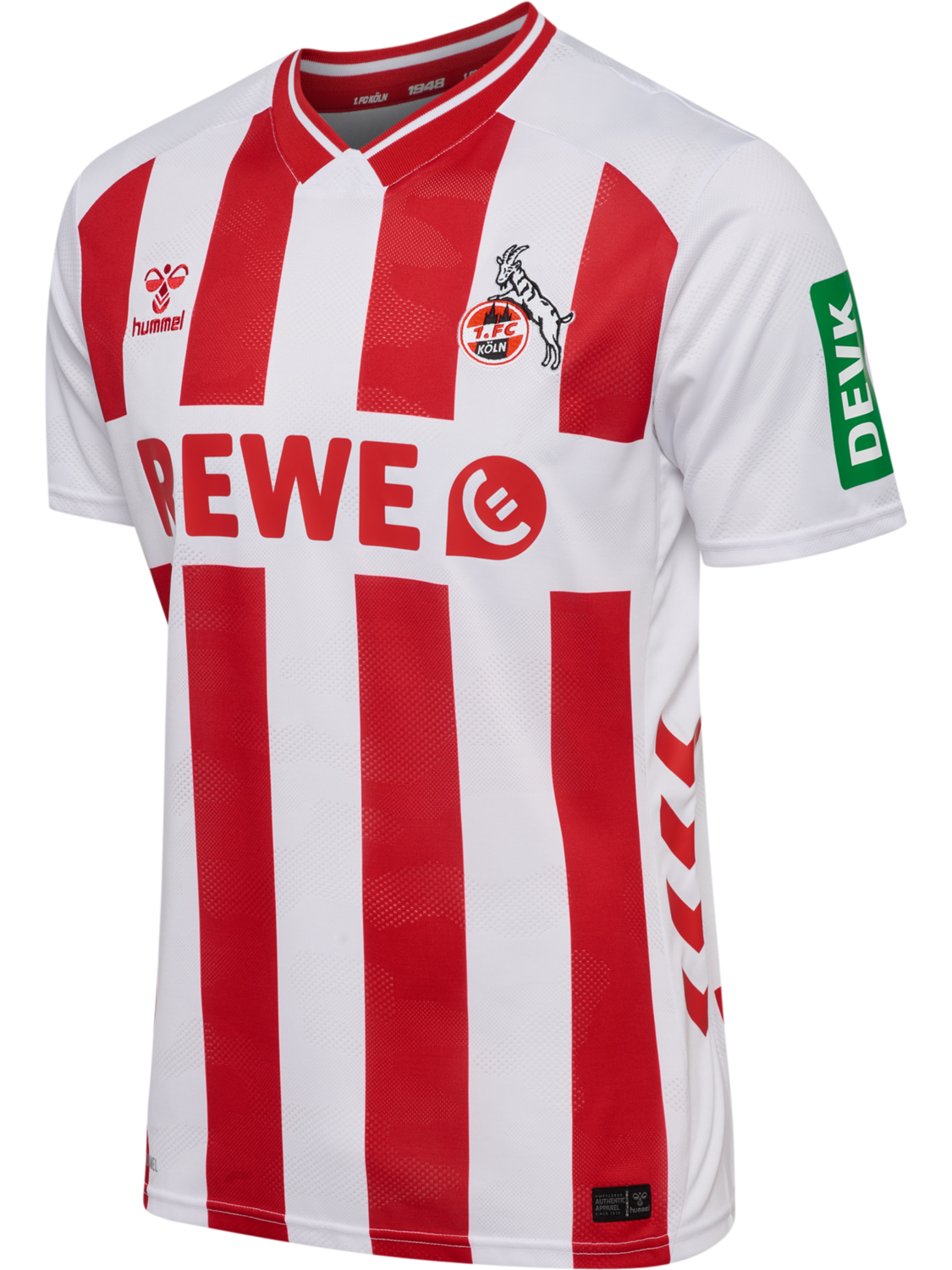 1FCK 25/26 HOME JERSEY S/S, WHITE/TRUE RED, packshot