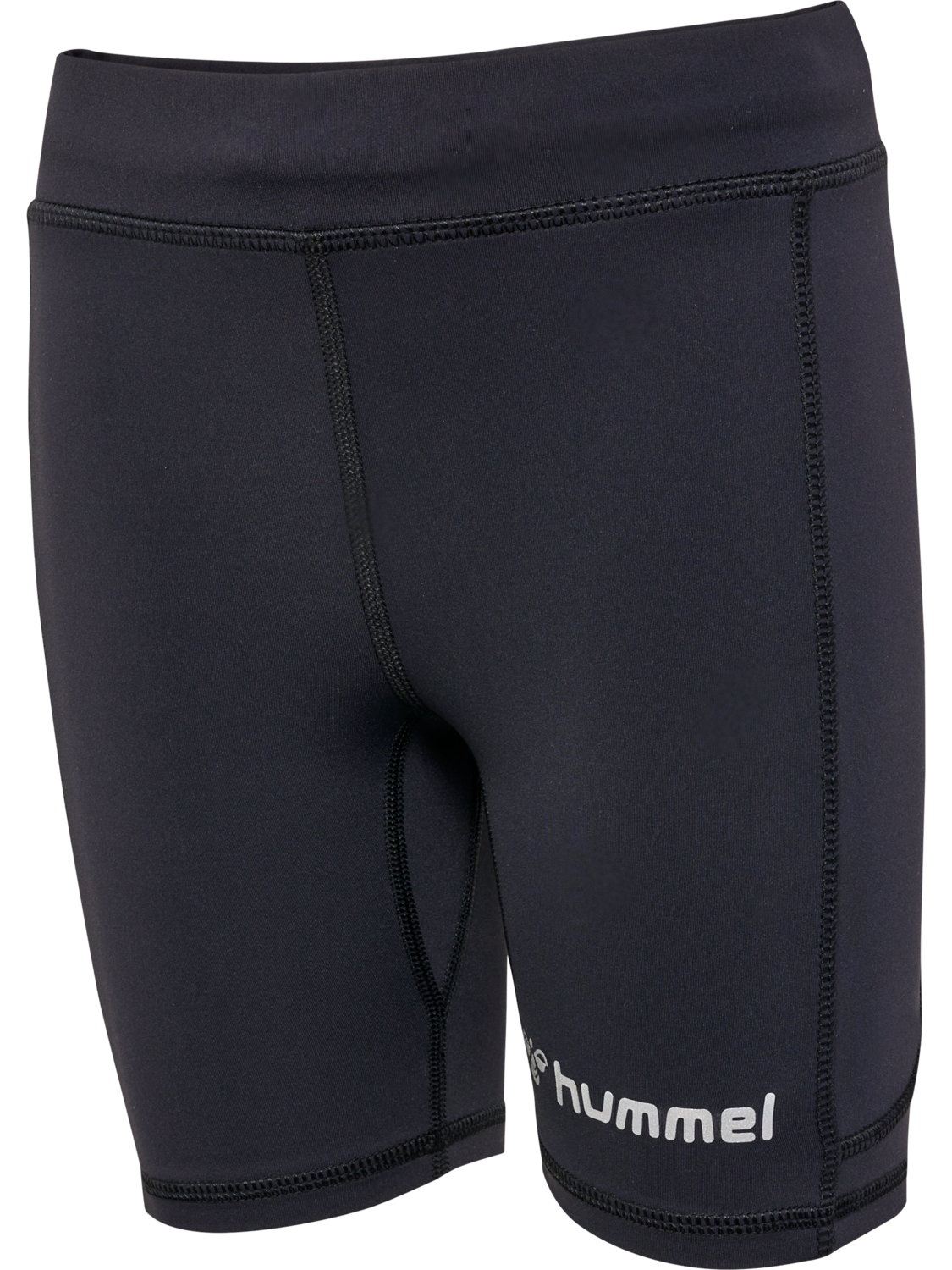 hmlRUN SHORT TIGHT KIDS, BLACK, packshot