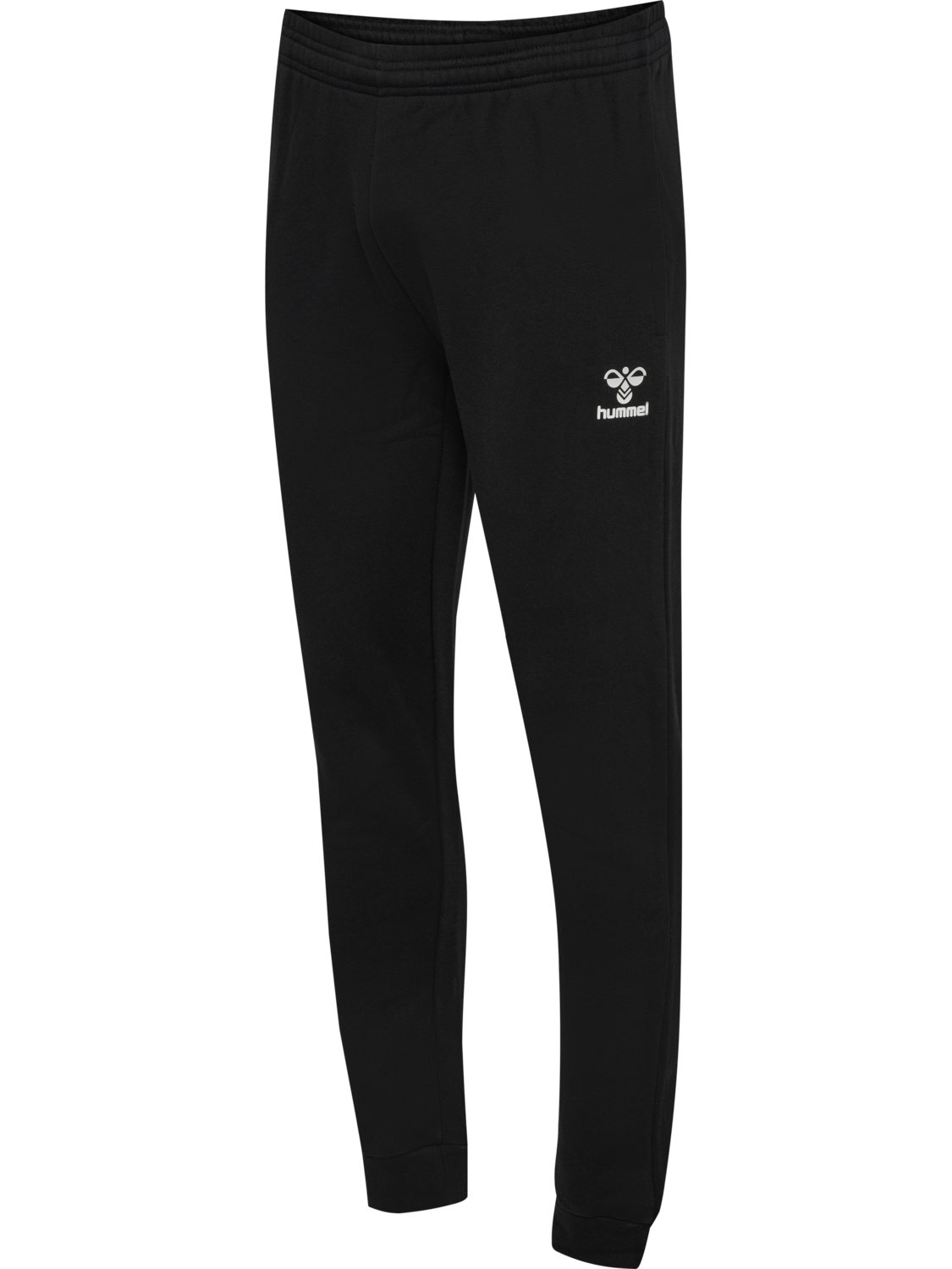 hmlMOVER COTTON CUFF PANTS, BLACK, packshot