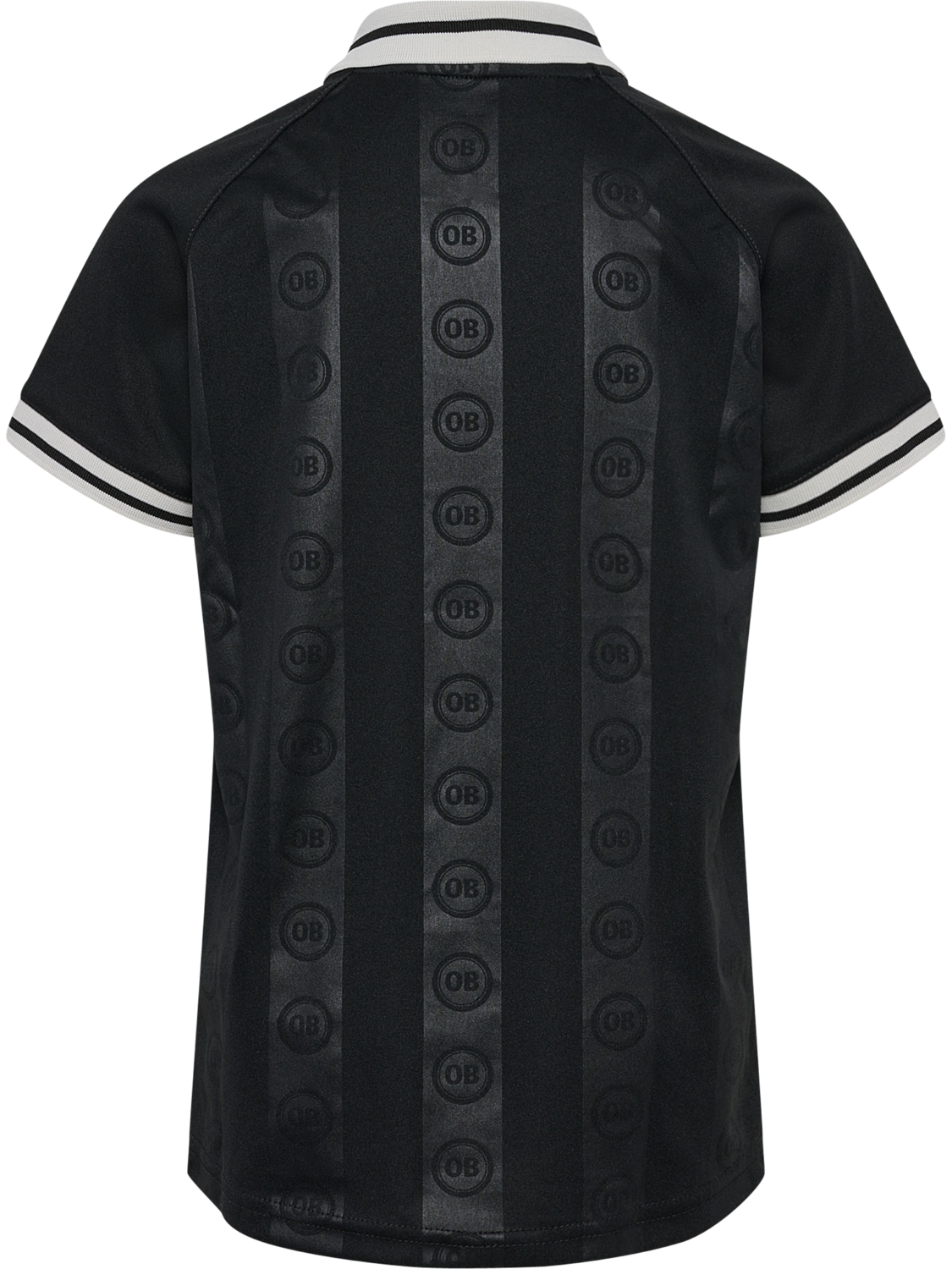 OB 24/25 PREGAME JERSEY S/S KIDS, BLACK WO SPONSOR, packshot
