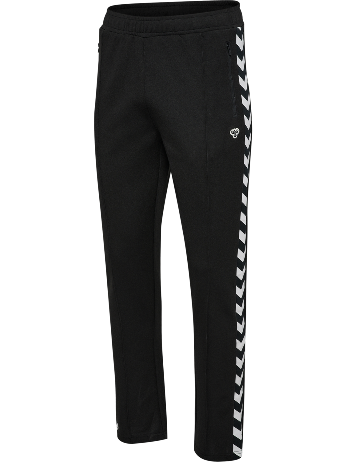 hmlARCHIVE REGULAR POLY PANTS, BLACK, packshot