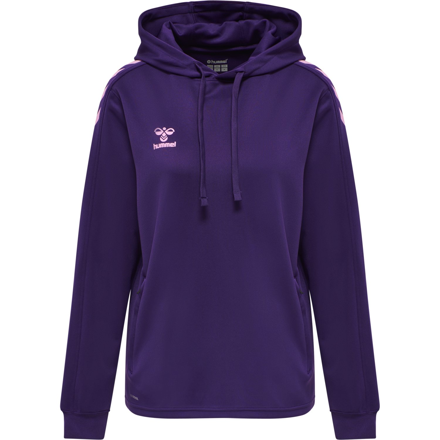 hmlCORE XK POLY SWEAT HOODIE WOMAN, ACAI, packshot