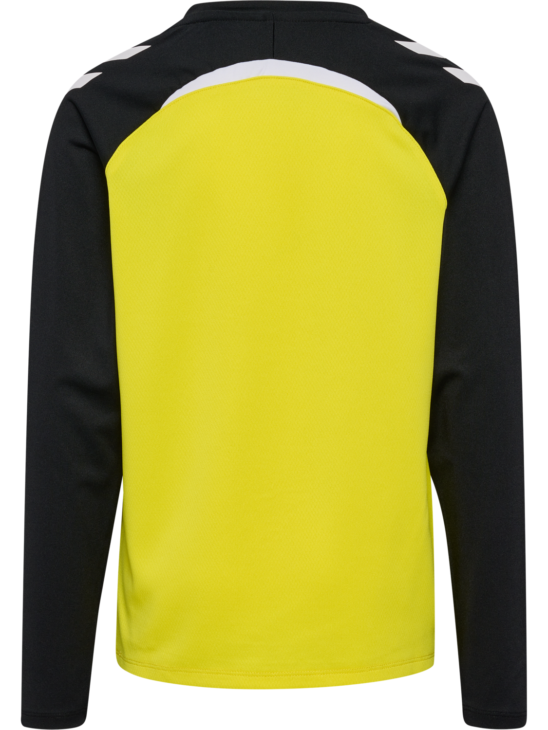 hmlLEAD 2.0 CREW SWEAT KIDS, BLAZING YELLOW/BLACK, packshot