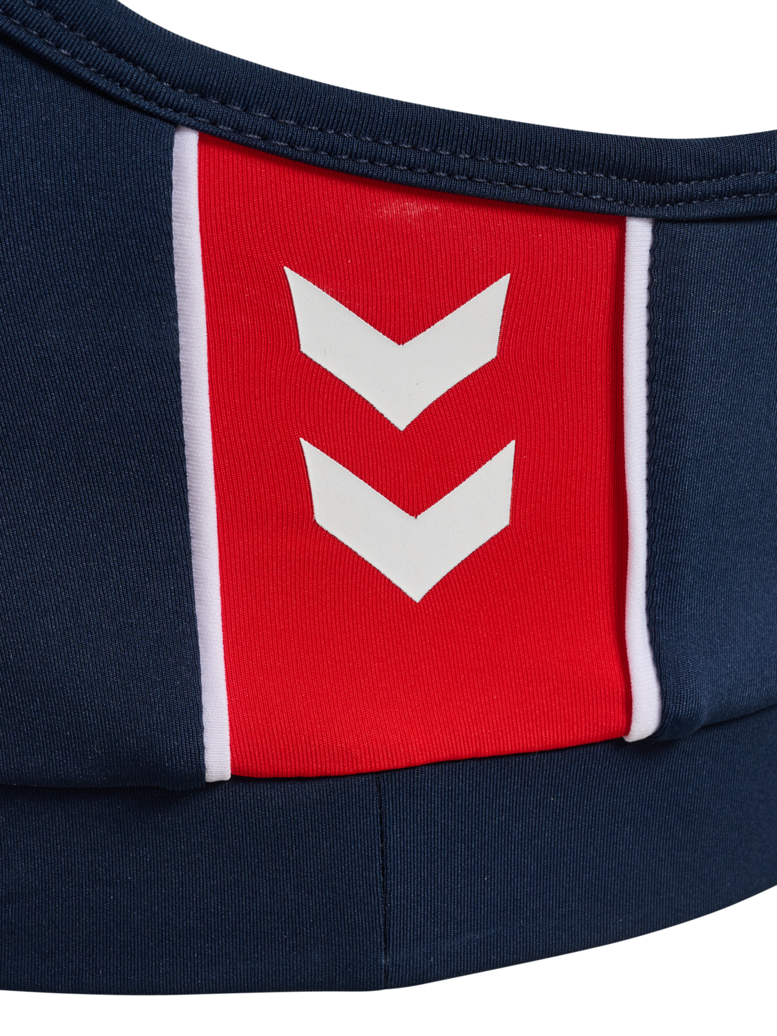 hmlPULSE PIPING LIGHT SUPPORT BRA, DRESS BLUES/MARS RED, packshot