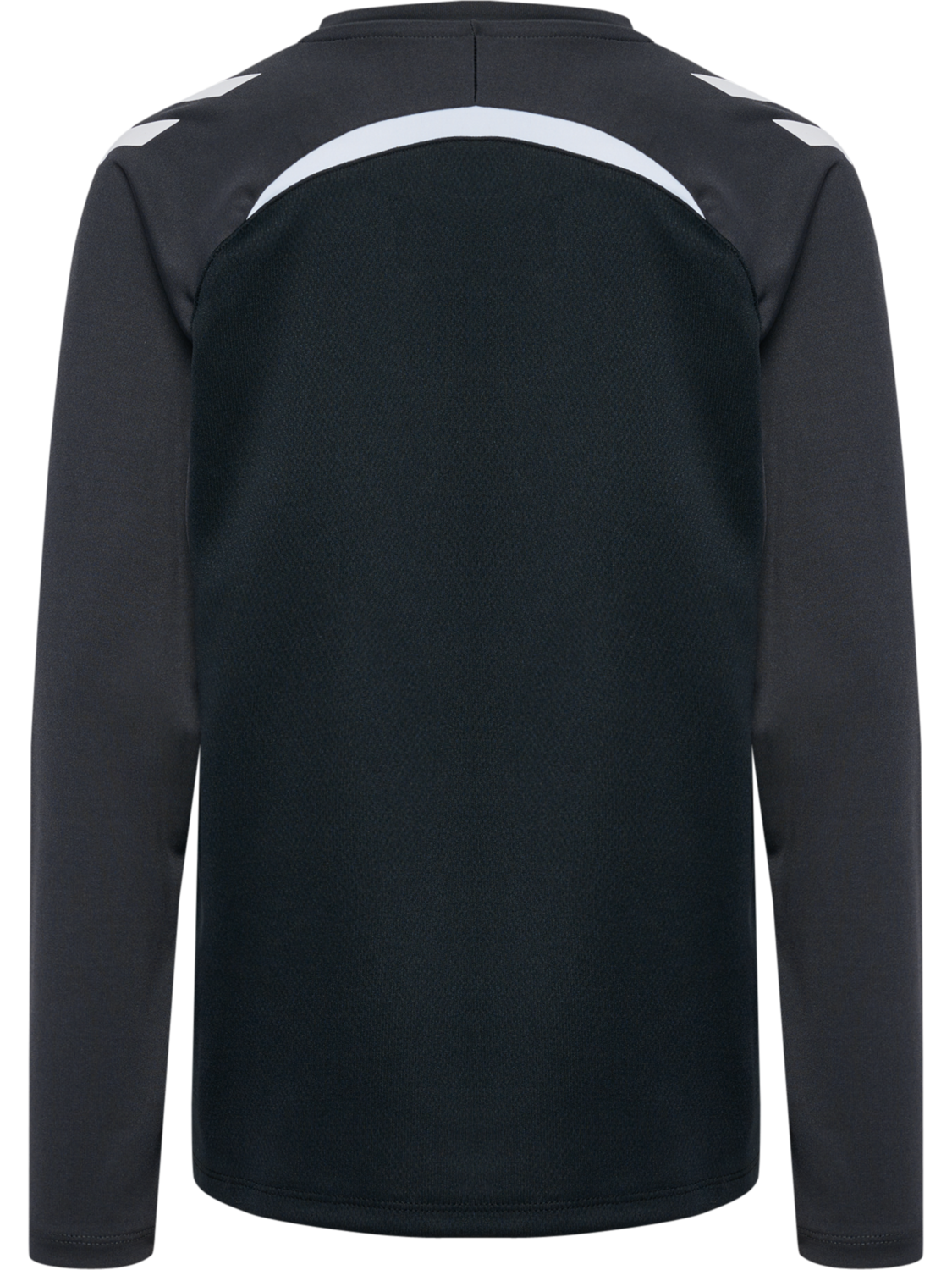 hmlLEAD 2.0 CREW SWEAT KIDS, BLACK/ASPHALT, packshot