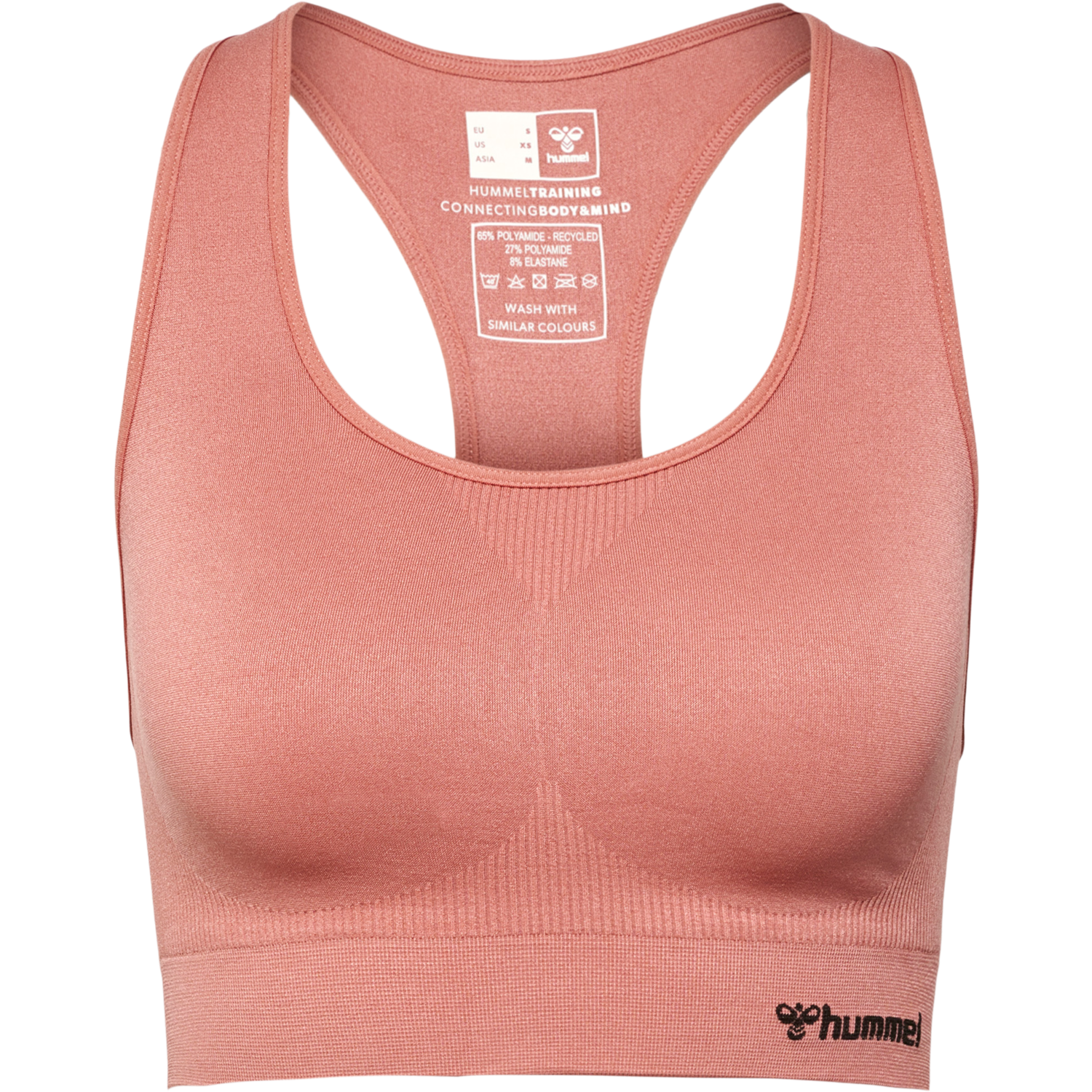 hmlTIF SEAMLESS SPORTS TOP, WITHERED ROSE, packshot
