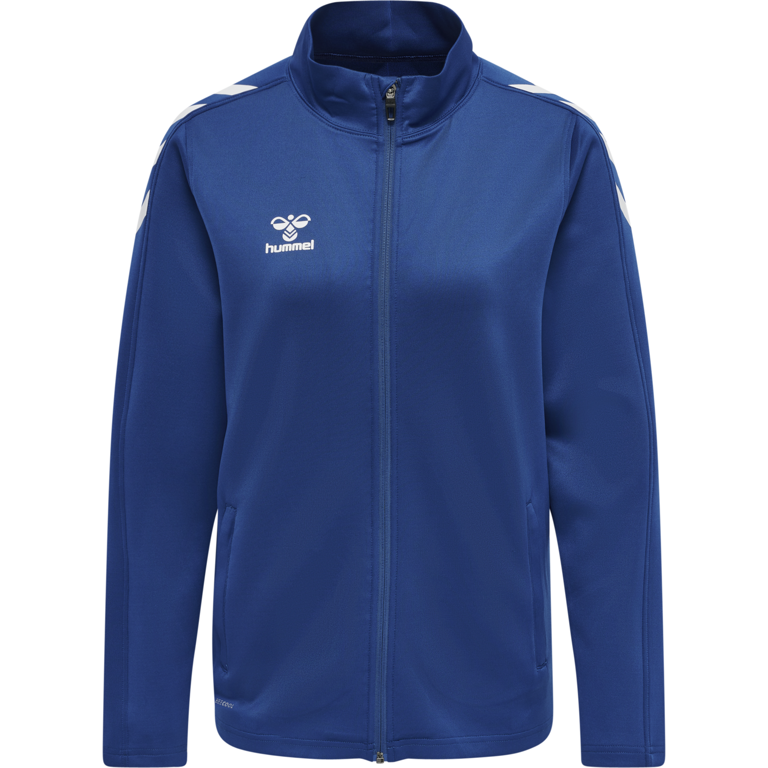hmlCORE XK POLY ZIP SWEAT WOMAN, TRUE BLUE, packshot