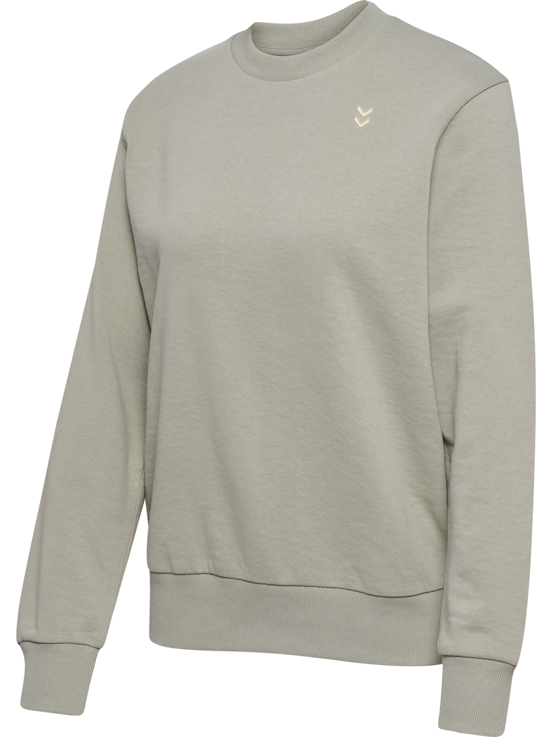 hmlPULSE W SWEAT CREWNECK, SEAGRASS, packshot