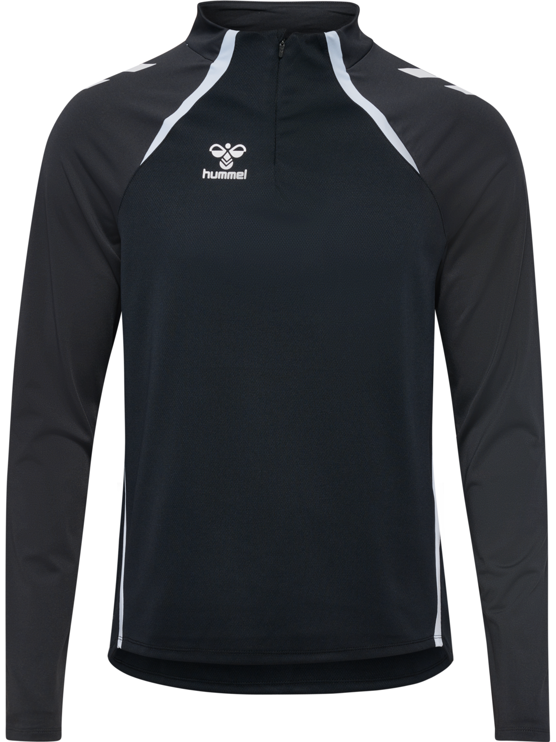 hmlLEAD 2.0 HALF ZIP, BLACK/ASPHALT, packshot