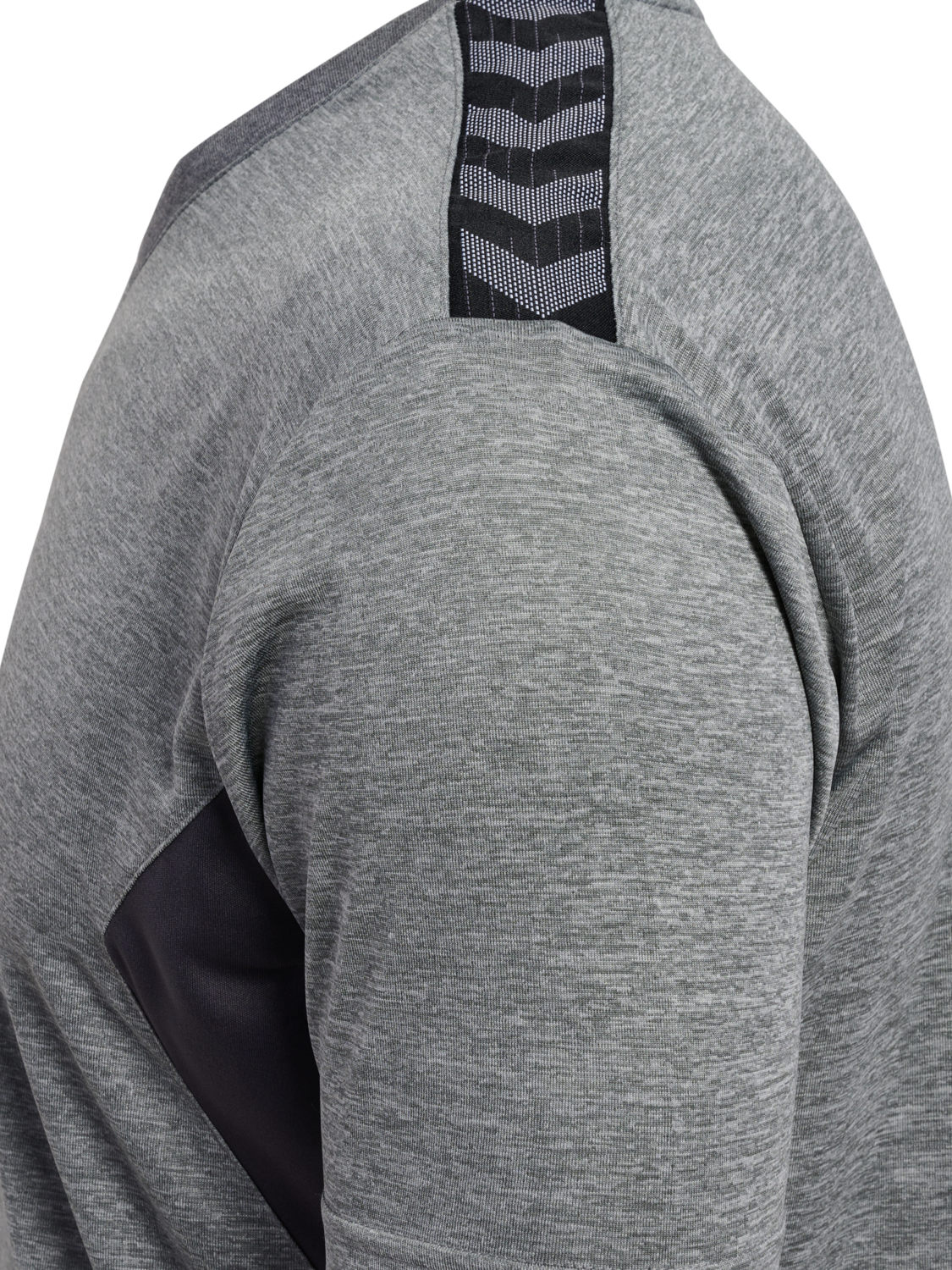 hmlAUTHENTIC PL JERSEY S/S, GREY MELANGE, packshot