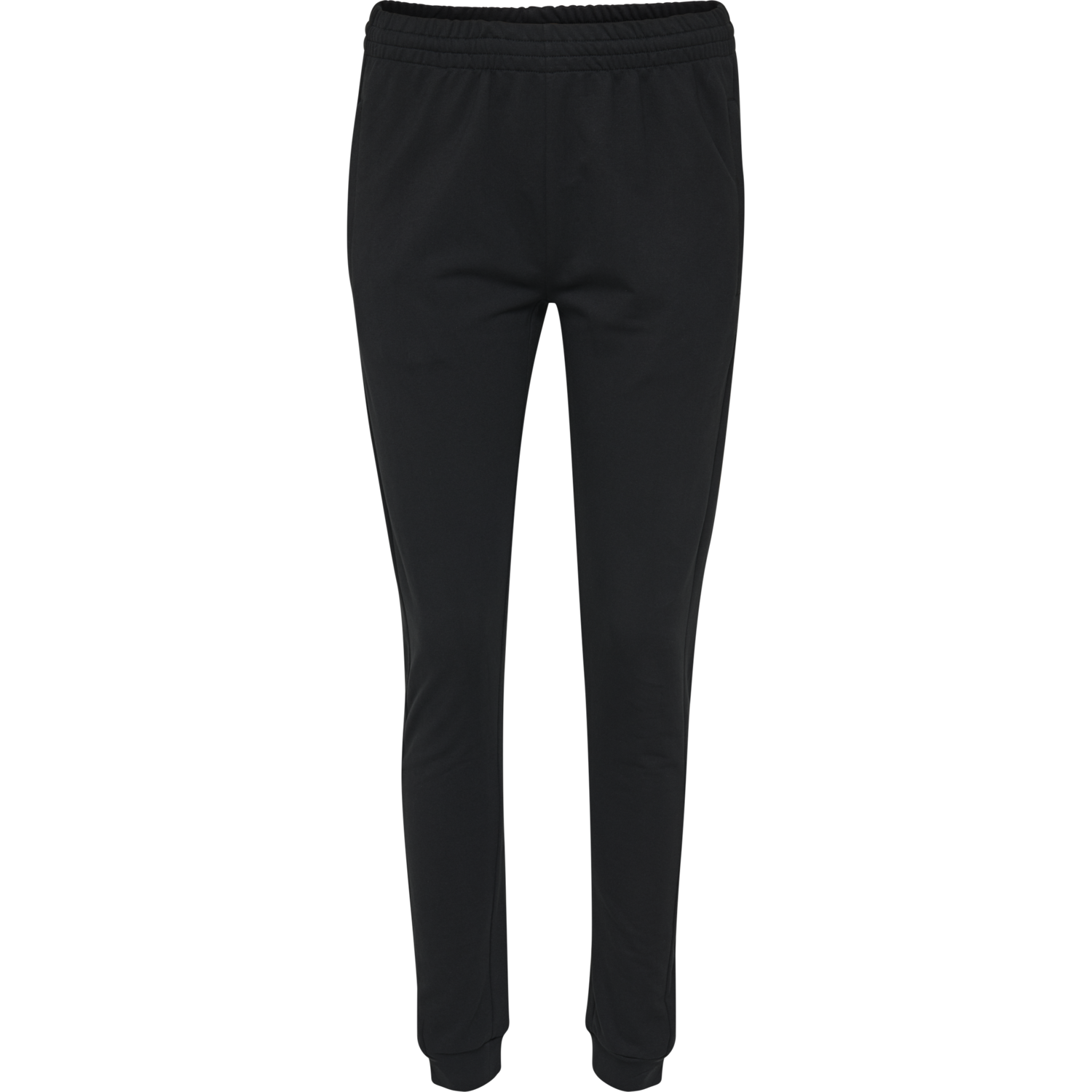 hmlGO COTTON PANT WOMAN, BLACK, packshot