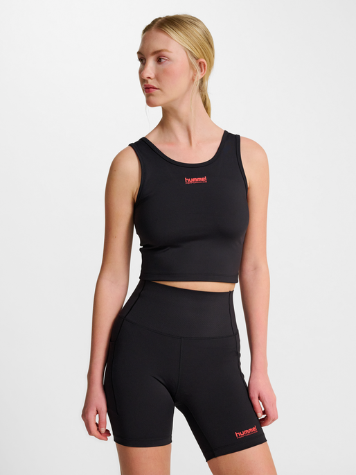 hmlHIIT INTENSITY W TOP, BLACK, model