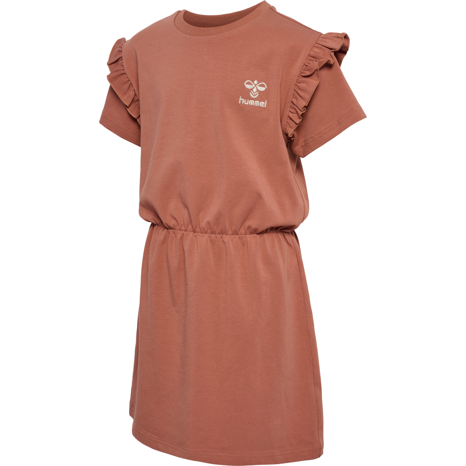 hmlJUMPY DRESS S/S, COPPER BROWN, packshot