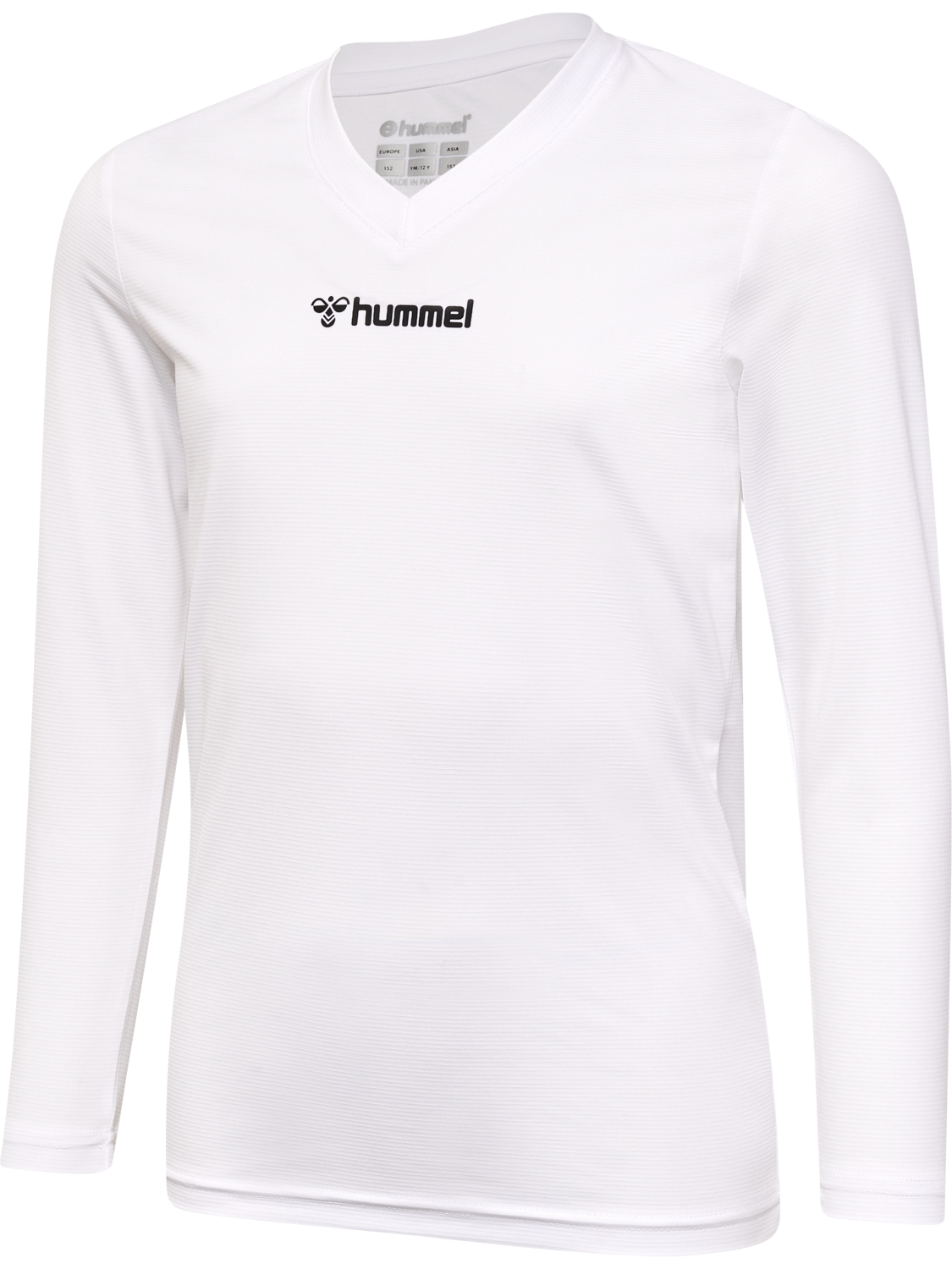 hmlBL ESSENTIAL TEE L/S KIDS, WHITE, packshot