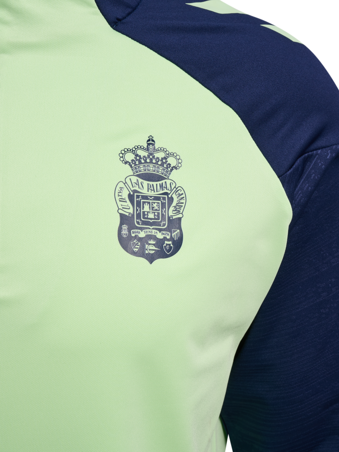 hmlPRO TRAINING HALF ZIP, !PATINA GREEN/MARINE, packshot