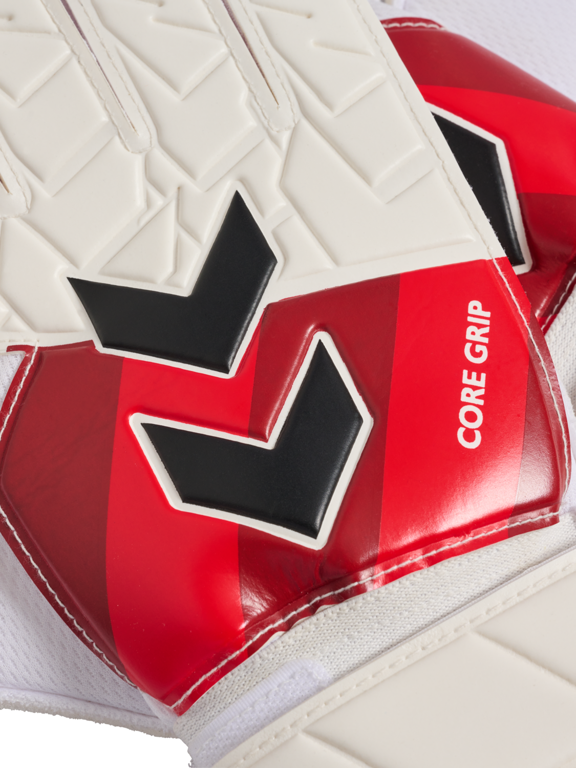 hmlGK GLOVES CORE GRIP, WHITE/RED/BLACK, packshot