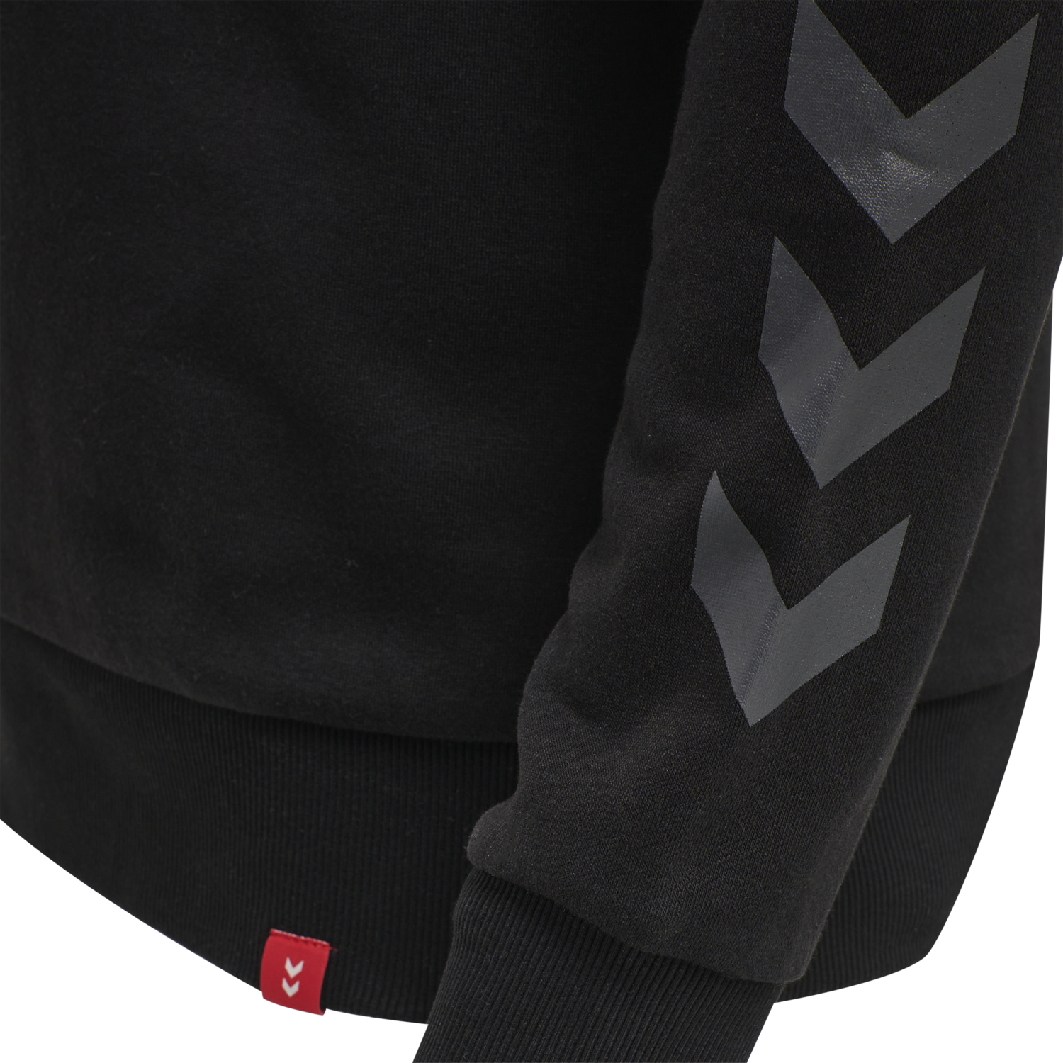 hmlLEGACY HOODIE, BLACK, packshot