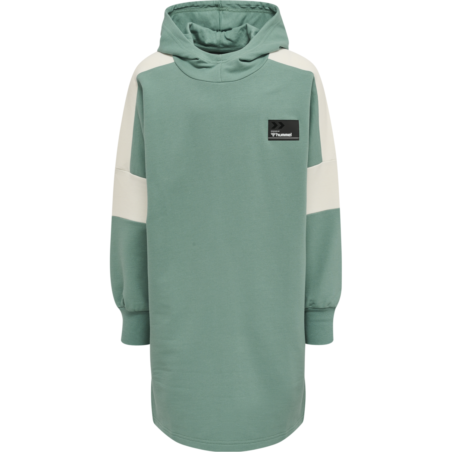 hmlMARLEE HOODIE DRESS, MINERAL BLUE, packshot