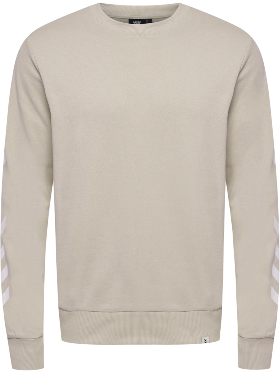 hmlLEGACY CHEVRON SWEATSHIRT, PUMICE STONE, packshot