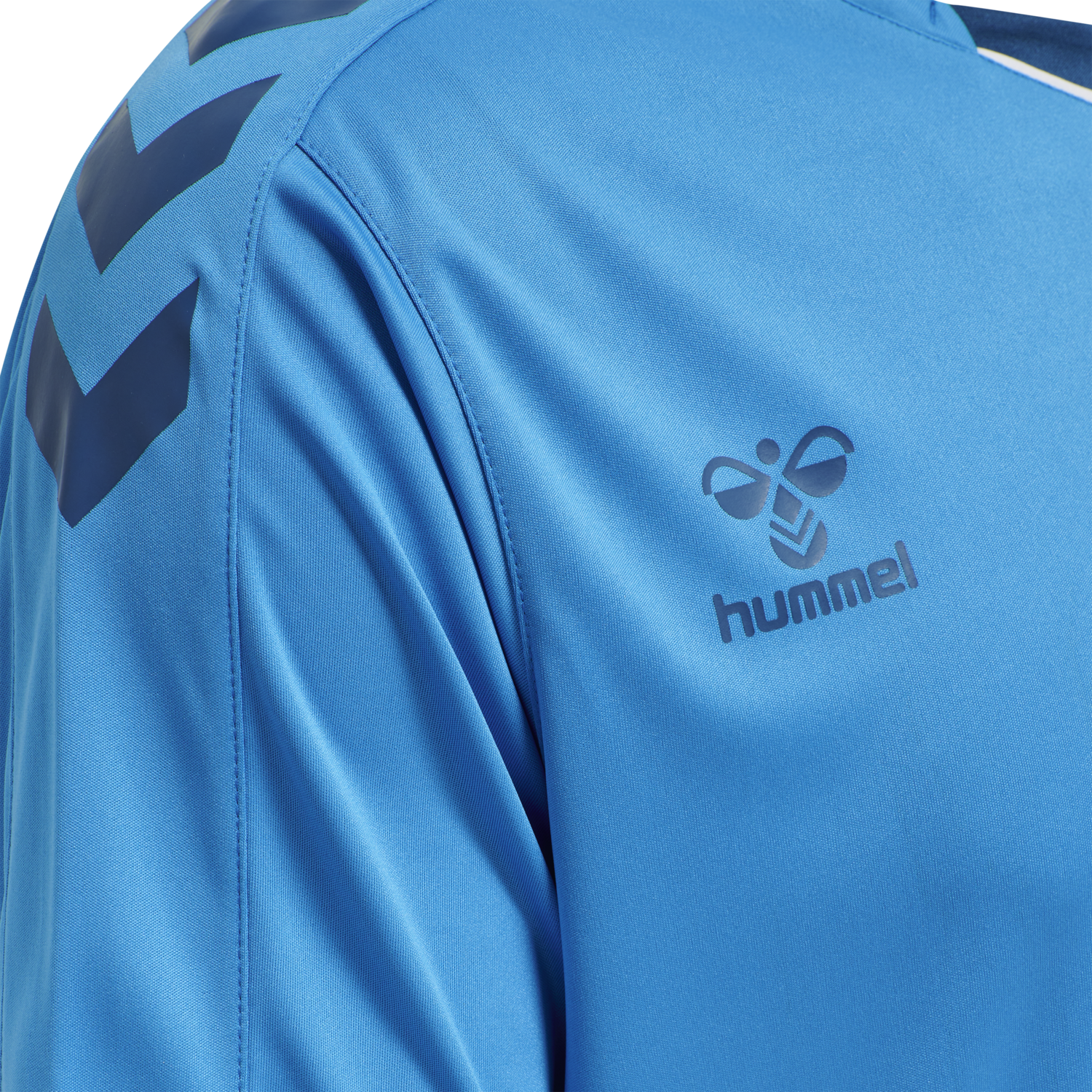 hmlCORE XK POLY JERSEY S/S, BLUE DANUBE, packshot