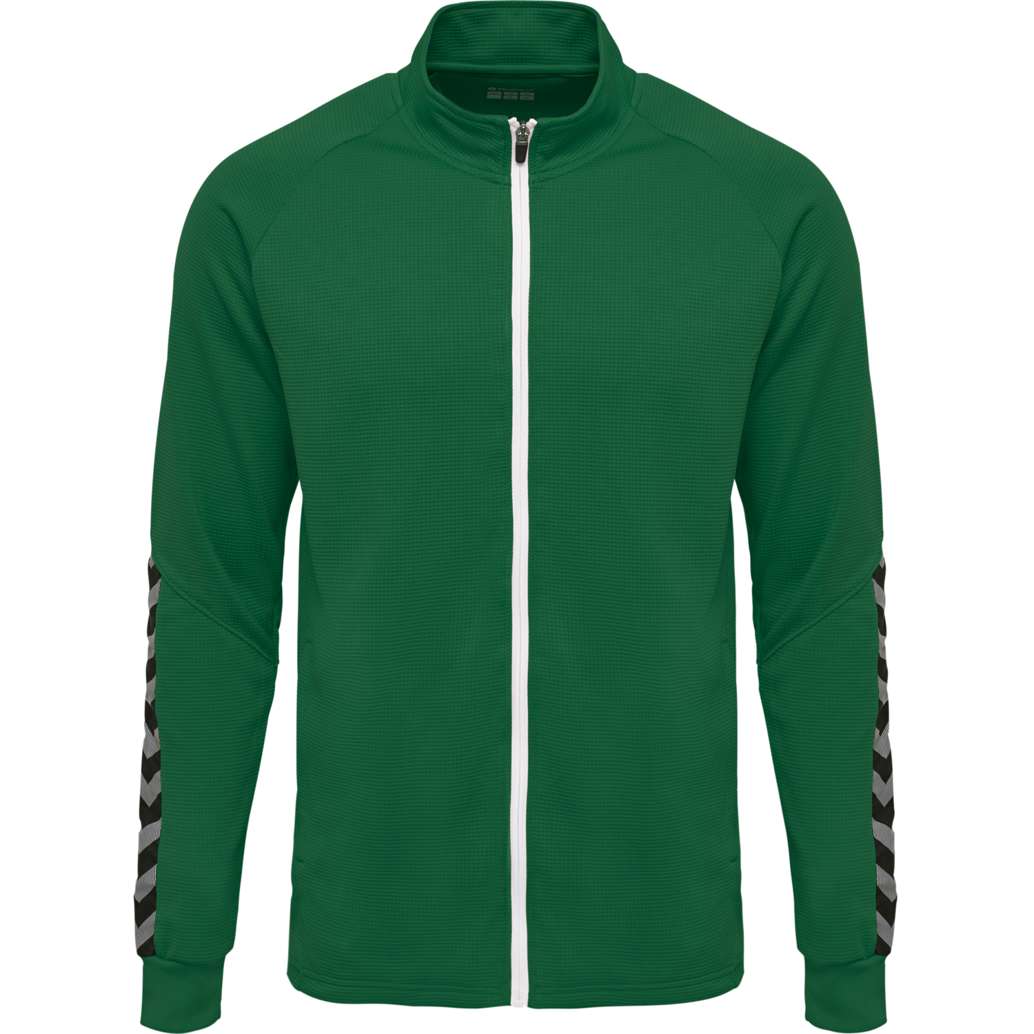 hmlAUTHENTIC KIDS POLY ZIP JACKET, EVERGREEN, packshot