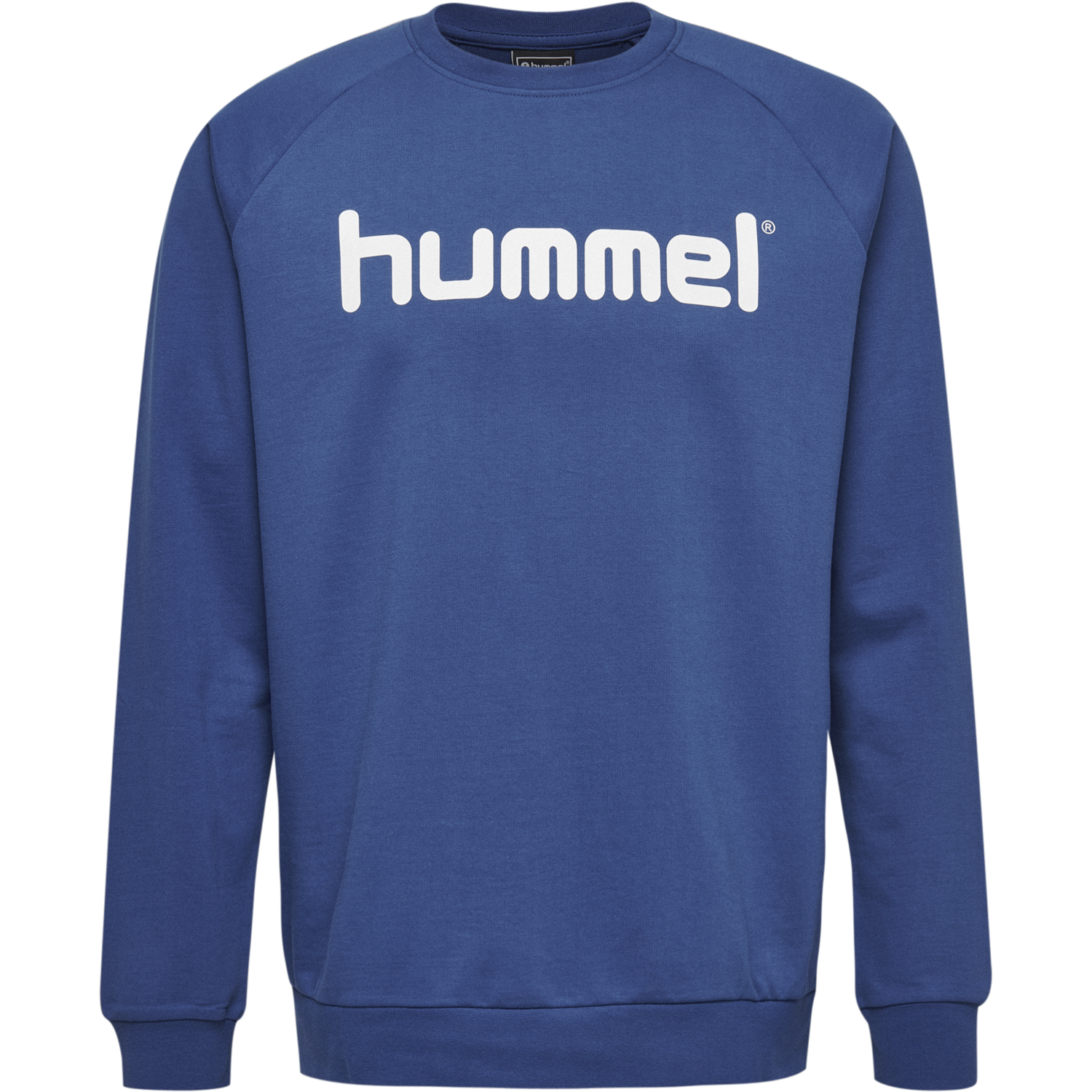 HMLGO KIDS COTTON LOGO SWEATSHIRT, TRUE BLUE, packshot