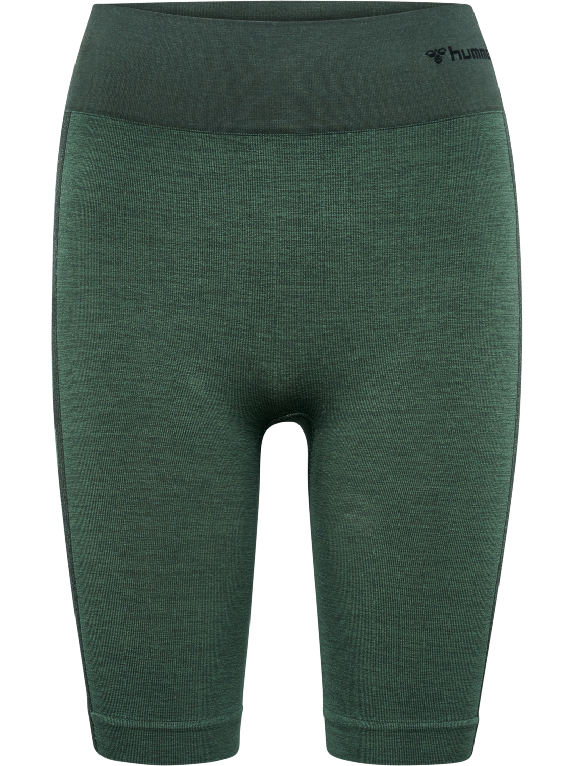 hmlCLEA SEAMLESS CYCLING SHORTS, CLIMBING IVY/BEETLE MELANGE, packshot