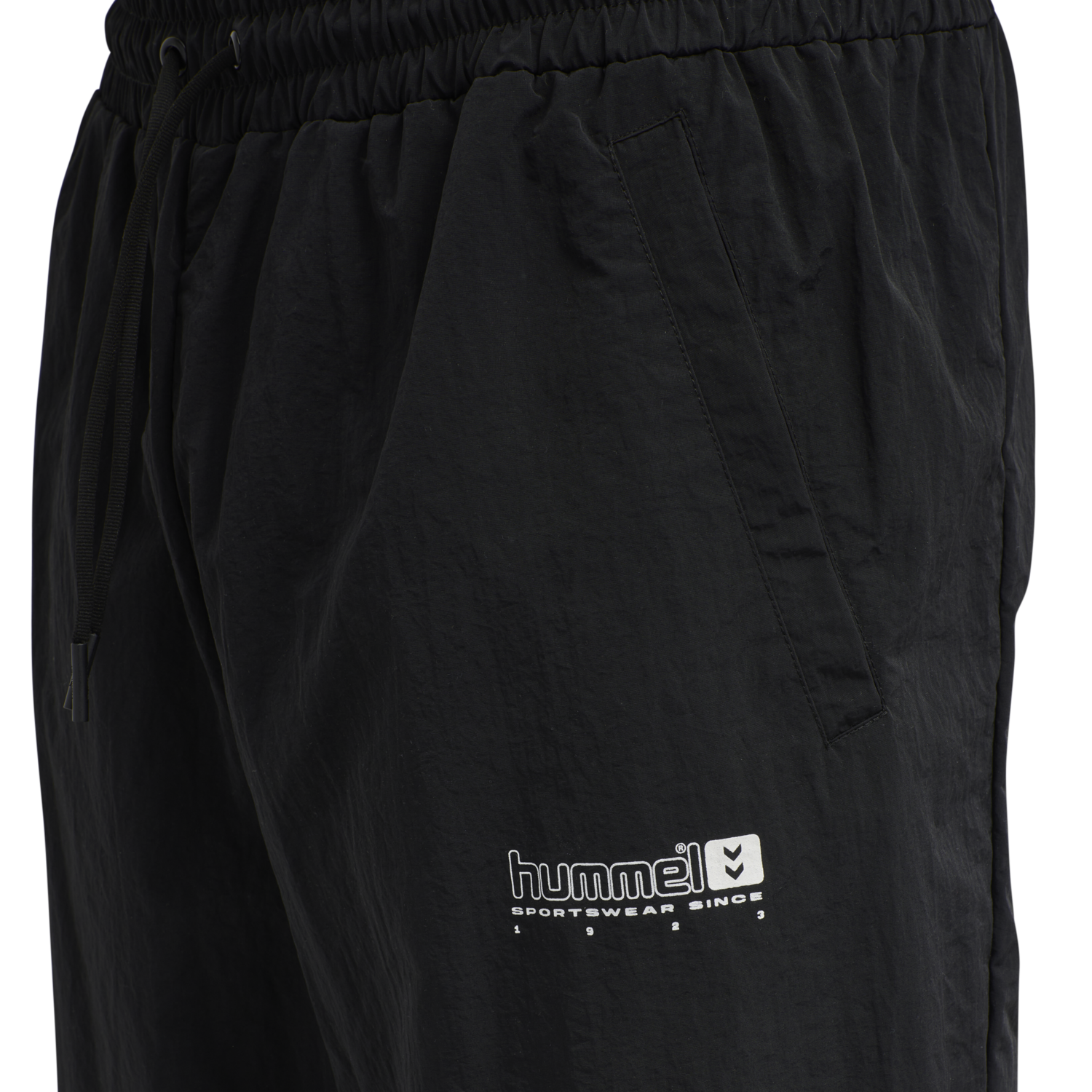 hmlLGC MUSA WOV REGULAR PANTS, BLACK, packshot