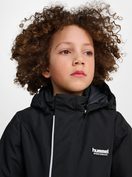 hmlJR SNOWSUIT WP 10K, BLACK, model