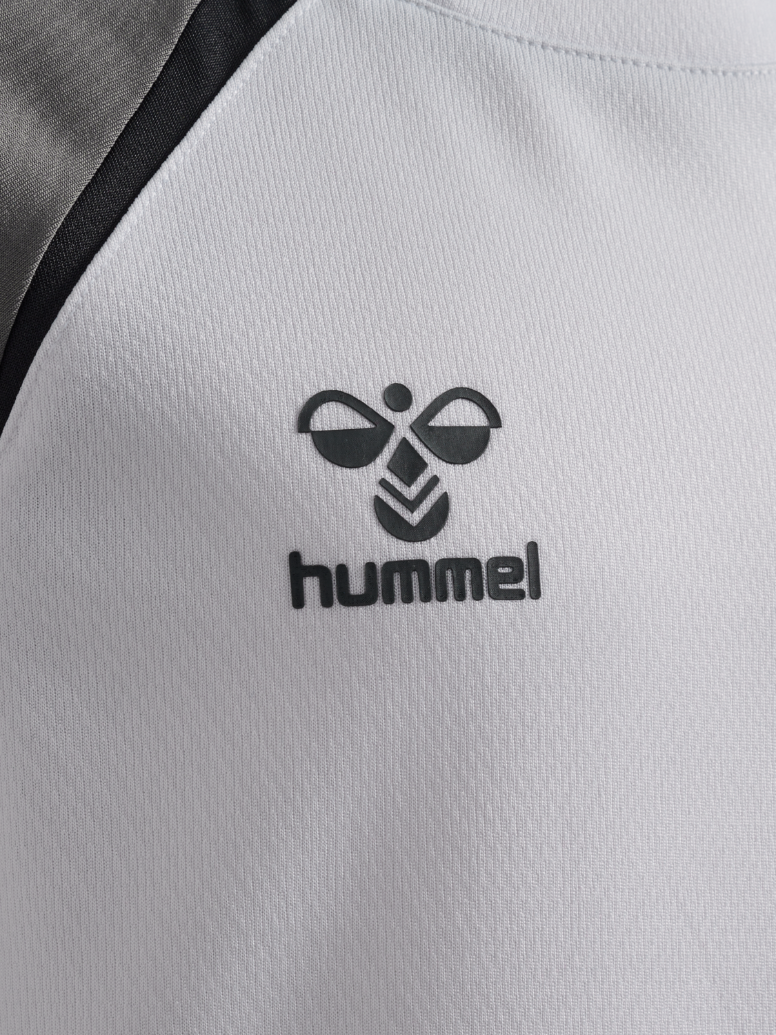 hmlLEAD 2.0 CREW SWEAT KIDS, WHITE/STEEL GRAY, packshot