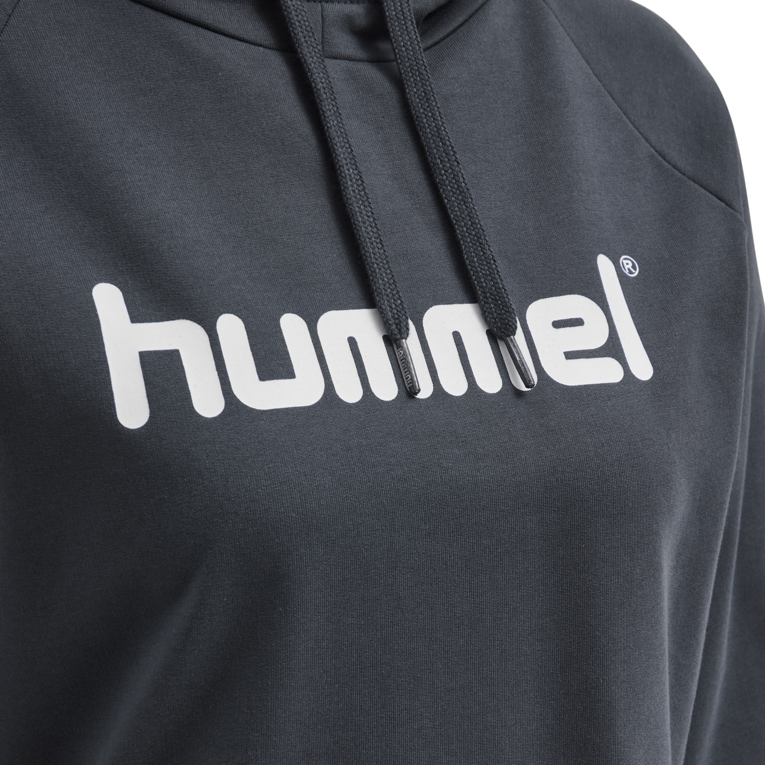 HMLGO COTTON LOGO HOODIE WOMAN, INDIA INK, packshot