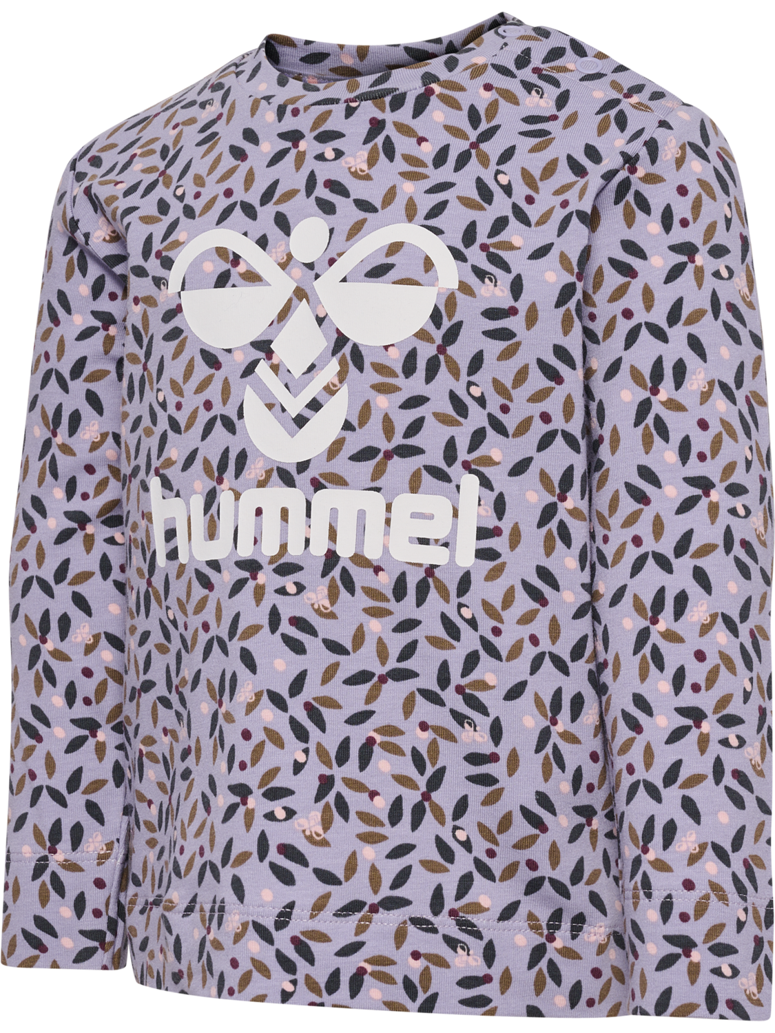 hmlELVINA AOP T-SHIRT L/S, WISTERIA, packshot