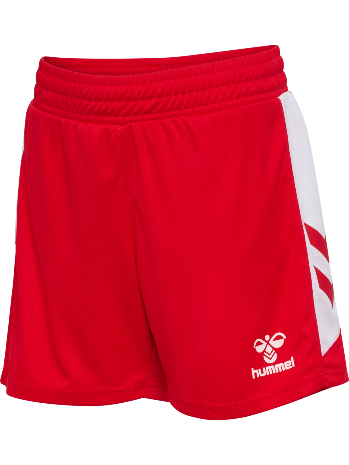 hmlMATCH SHORTS KIDS, TRUE RED/WHITE, packshot