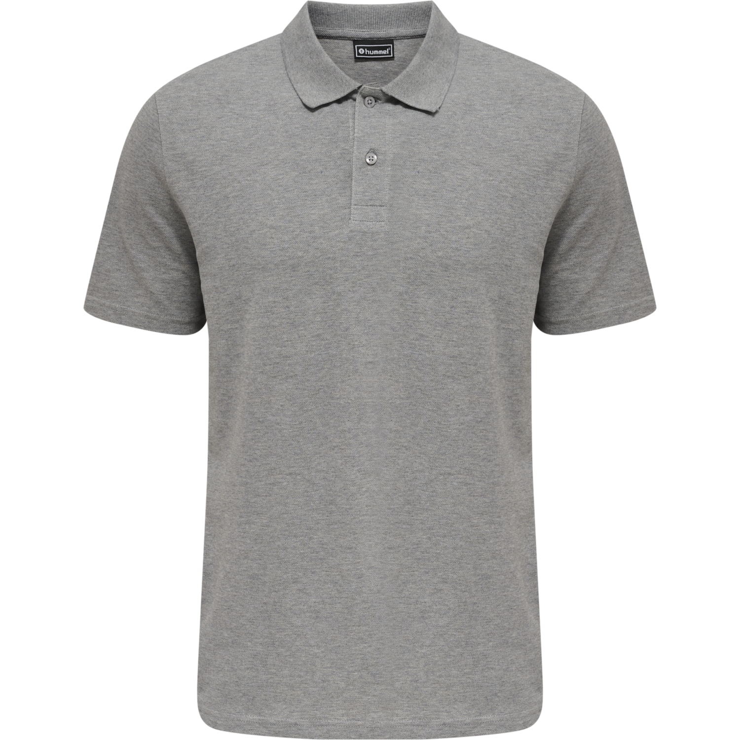 hmlRED CLASSIC POLO, GREY MELANGE, packshot