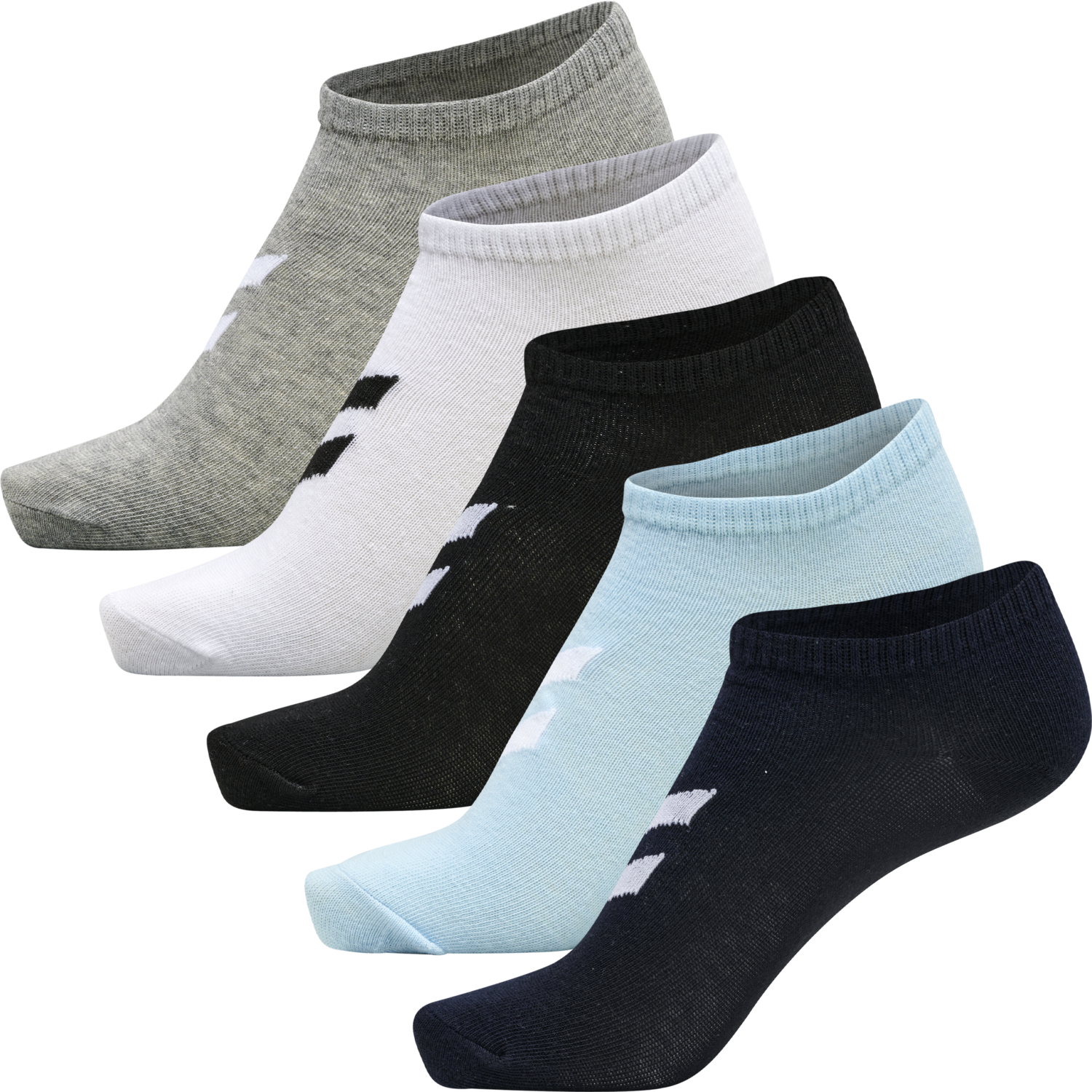 hmlMATCH ME SOCK 5-PACK, BLACK IRIS, packshot